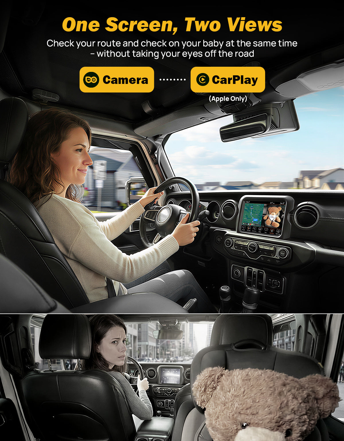 Cabin Connect™ Wireless CarPlay Baby Monitor