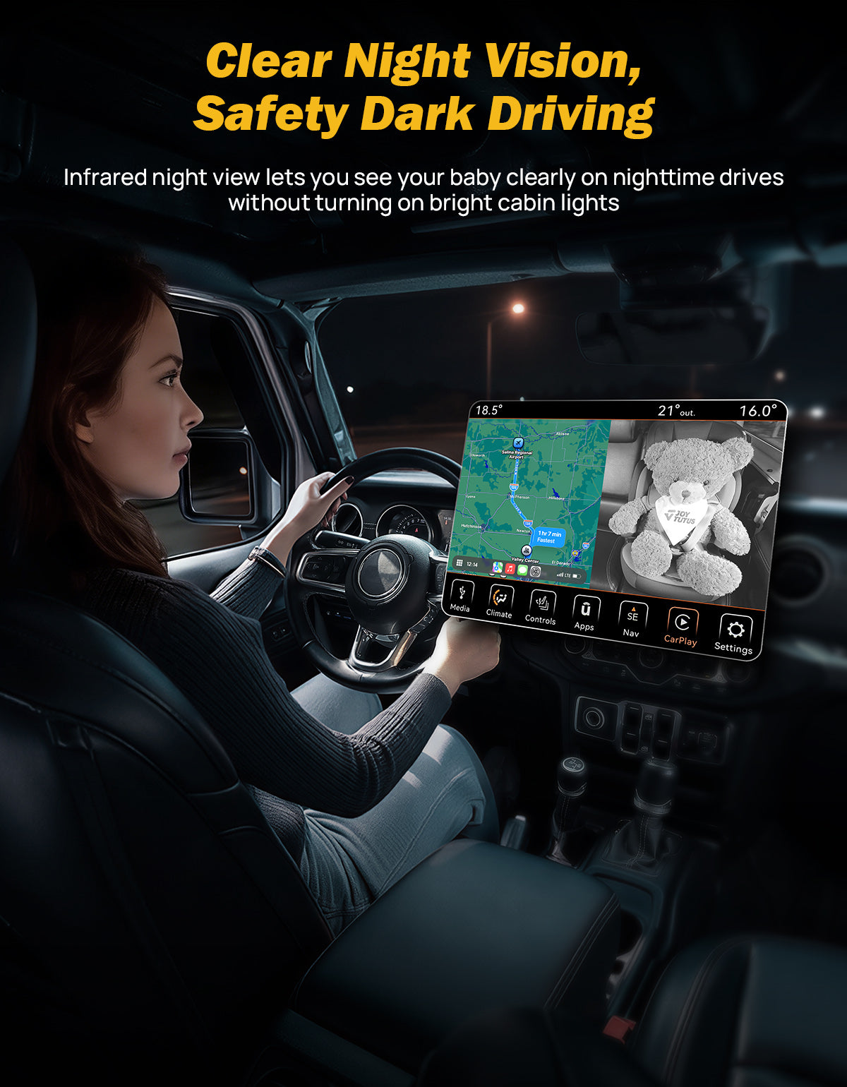 Cabin Connect™ Wireless CarPlay Baby Monitor