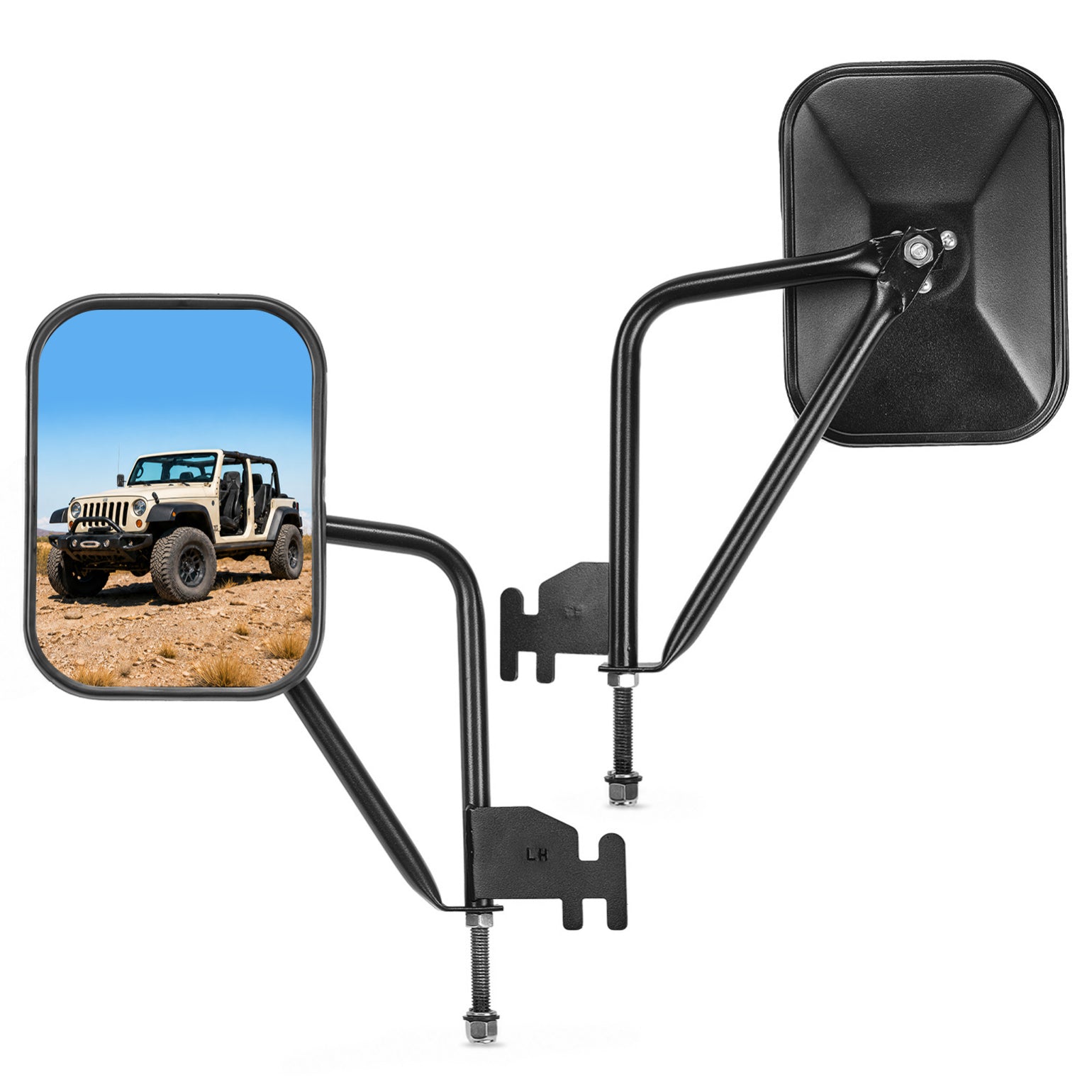 JOYTUTUS Doors Off Mirrors for Wrangler JK/JL & Gladiator JT 2007–2026