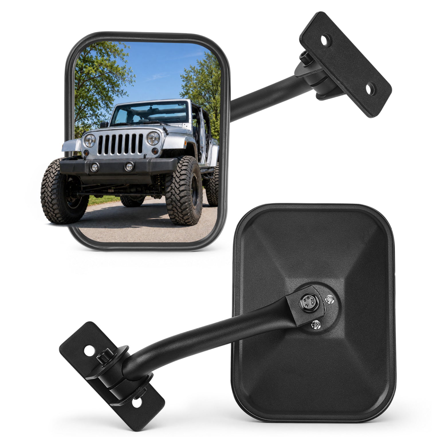 Doors Off Mirrors for Wrangler TJ JK JKU 1997–2018