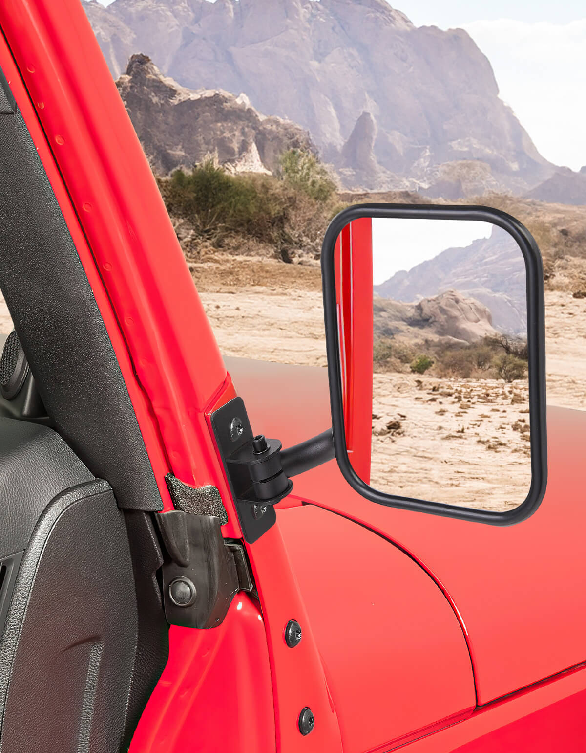 Doors Off Mirrors for Wrangler TJ JK JKU 1997–2018