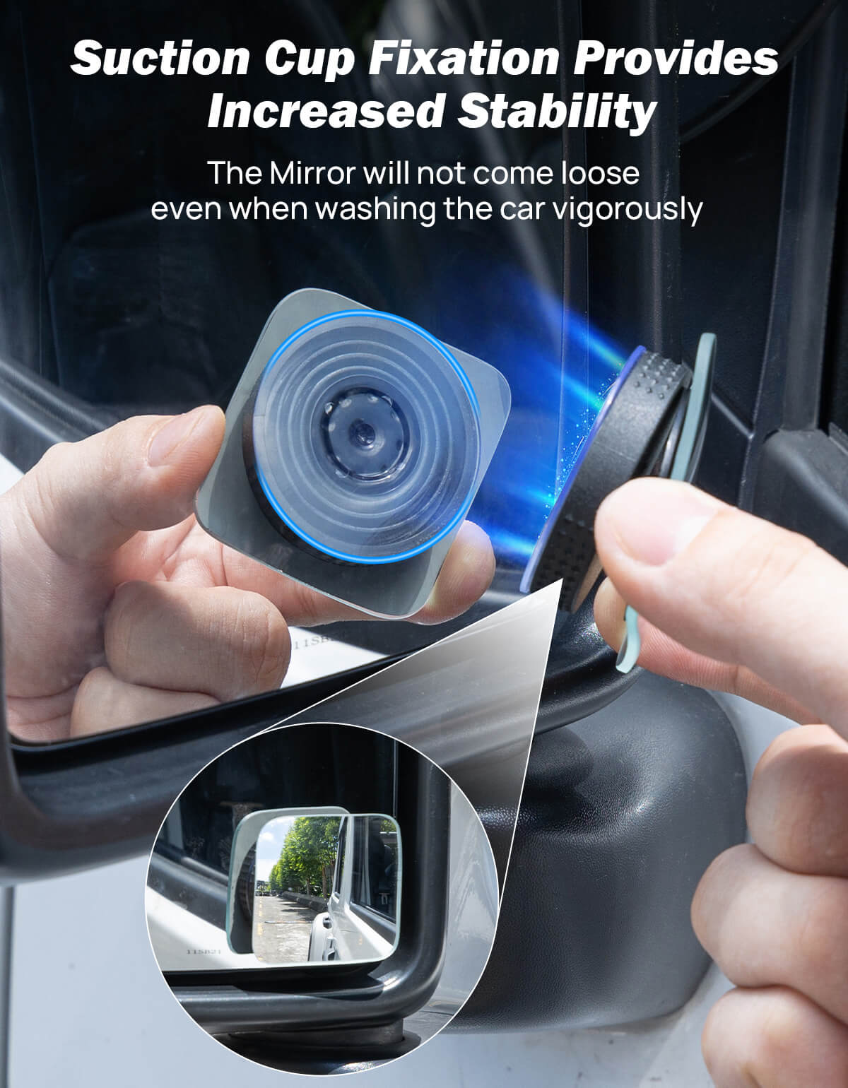 Blind Spot Mirrors 2-Pack for Trucks & Cars, Extended View Side Mirrors