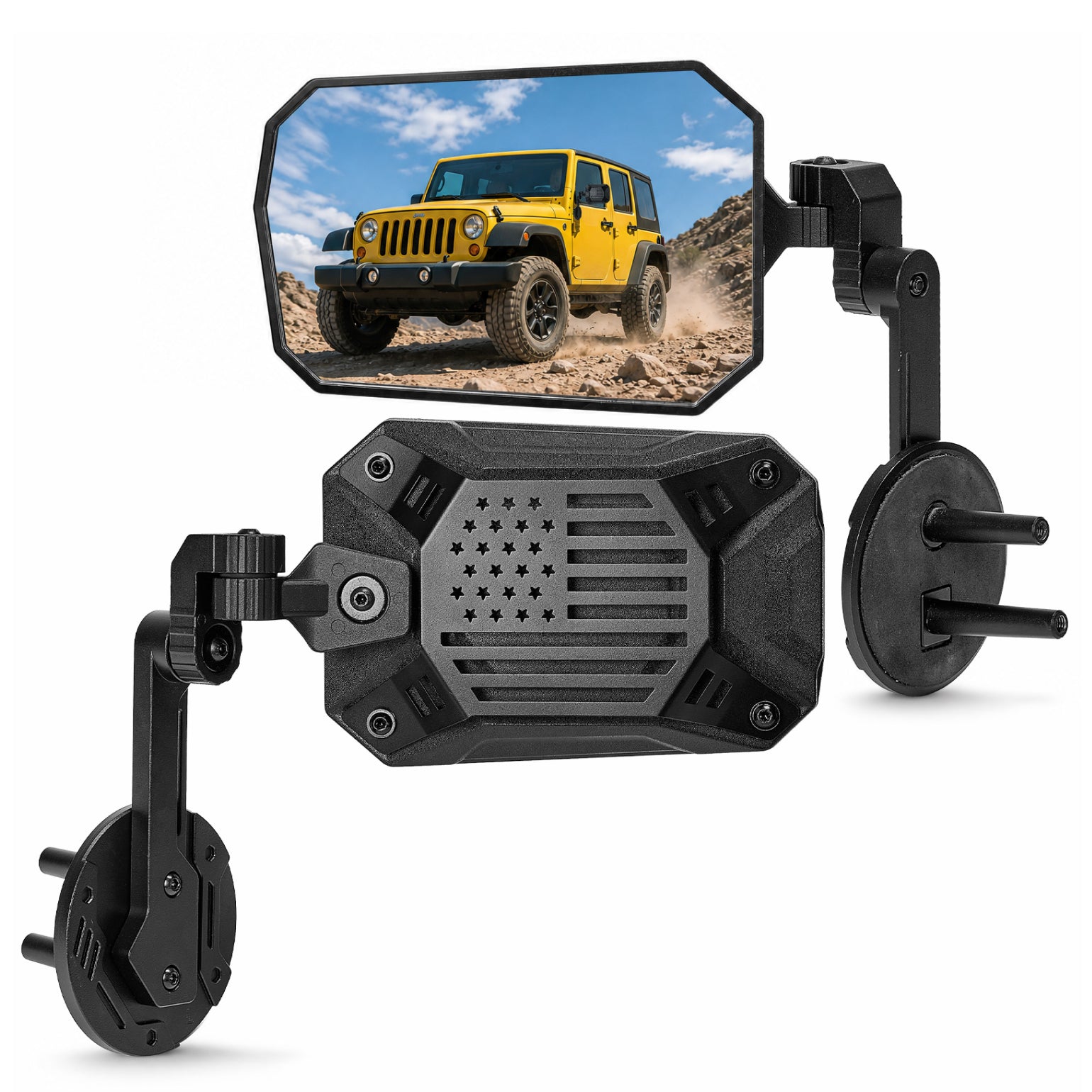 Wrangler Side Mirrors Replacement for JK & JKU 2007–2018