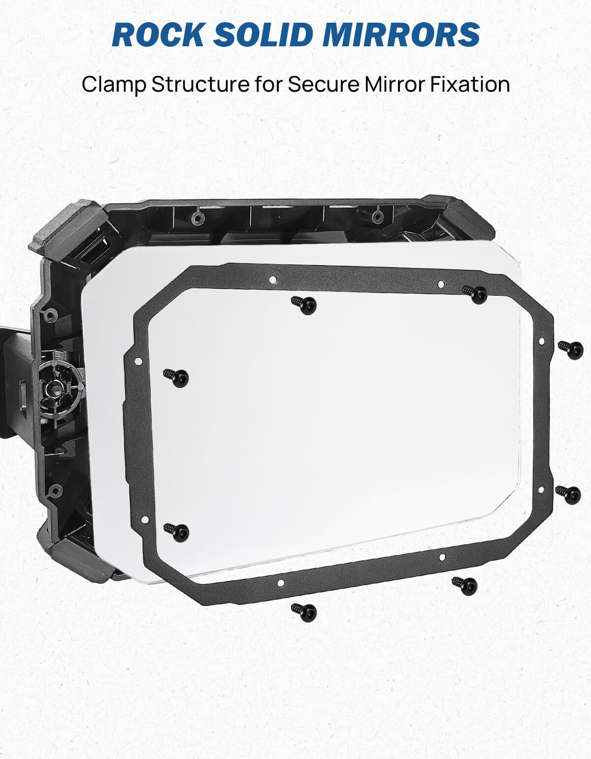 Adjustable Doors-Off Mirrors for Wrangler JL/JLU 2018–2023 & Gladiator JT