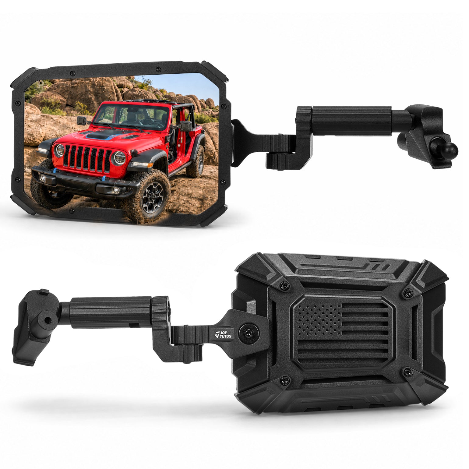 Adjustable Doors-Off Mirrors for Wrangler JL/JLU 2018–2023 & Gladiator JT