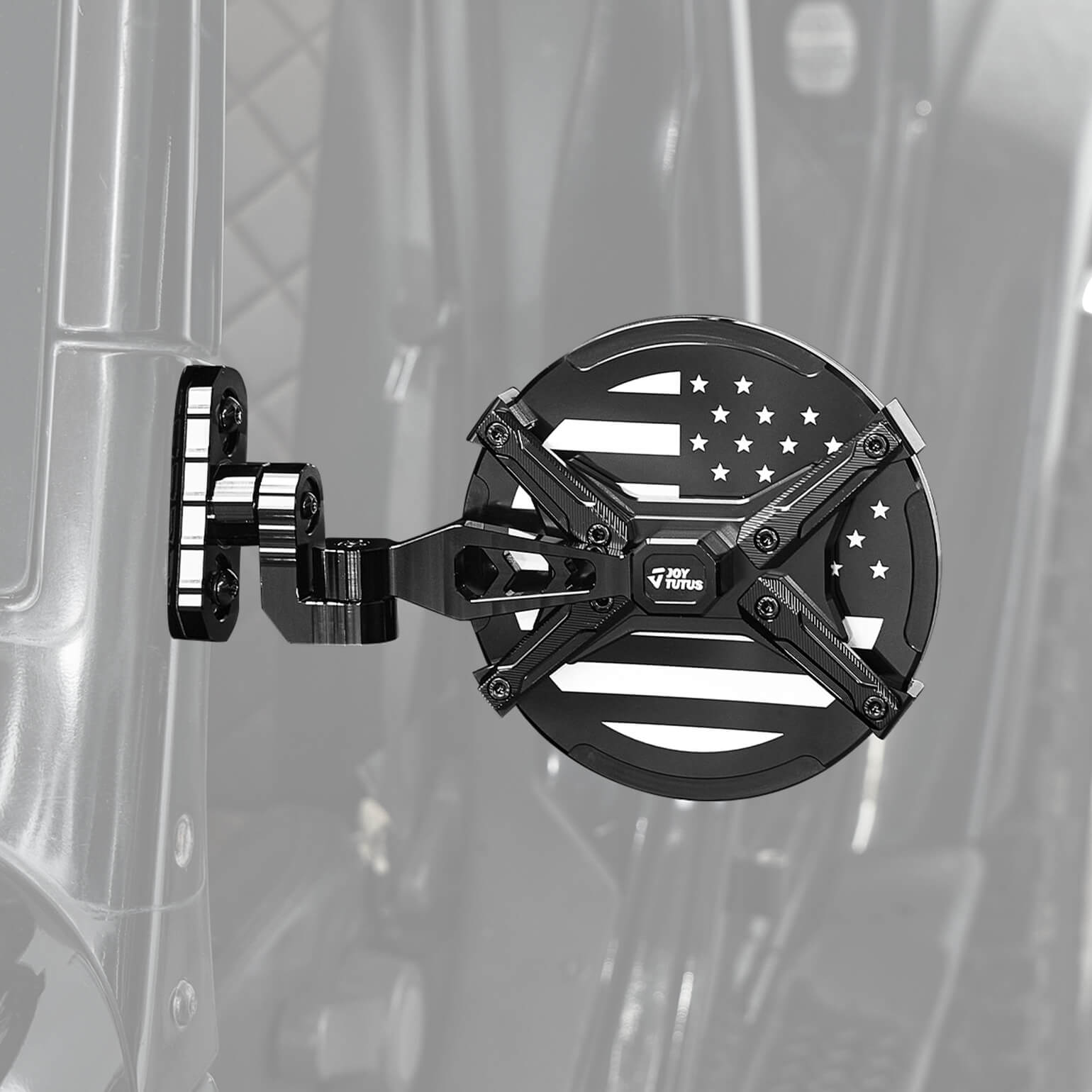 Wrangler TJ JK Door-Off Mirrors 1997-2018 Vibration-Free CNC Aluminum