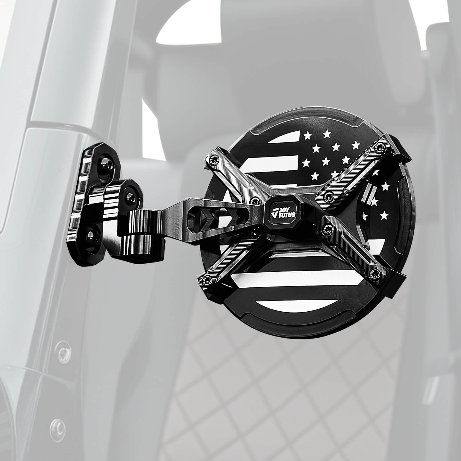 Wrangler TJ JK Door-Off Mirrors 1997-2018 Vibration-Free CNC Aluminum