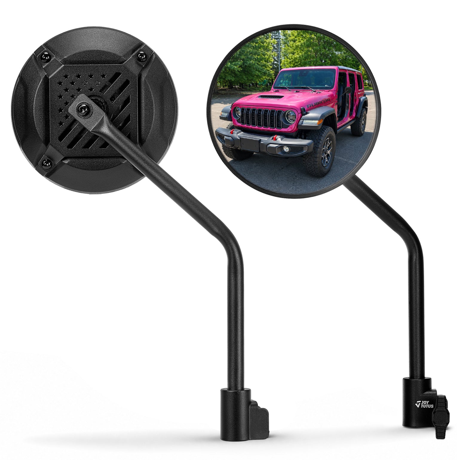 6” Door-Off Mirrors for Jeep Wrangler JL JK& Gladiator JT| Hinge Mount & Wide View