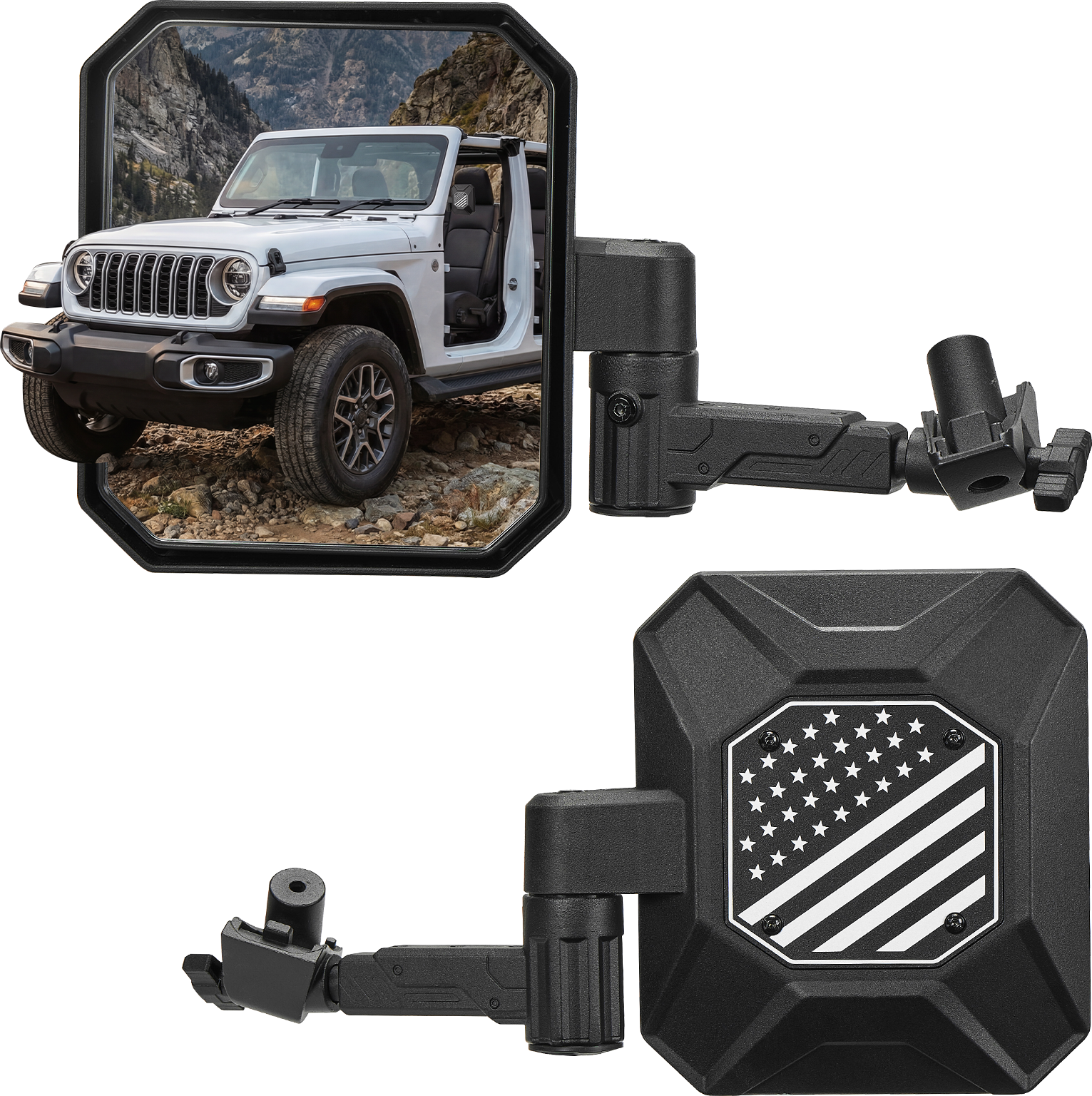 Jeep Mirrors Doors Off Compatible with Wrangler JL JK Gladiator JT