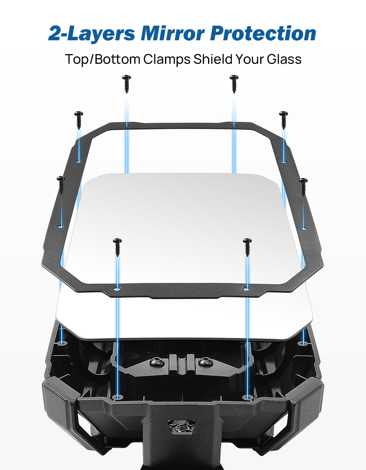 Doors On & Off Trail Mirrors for Jeep Wrangler TJ, JK & JKU (1997–2018)