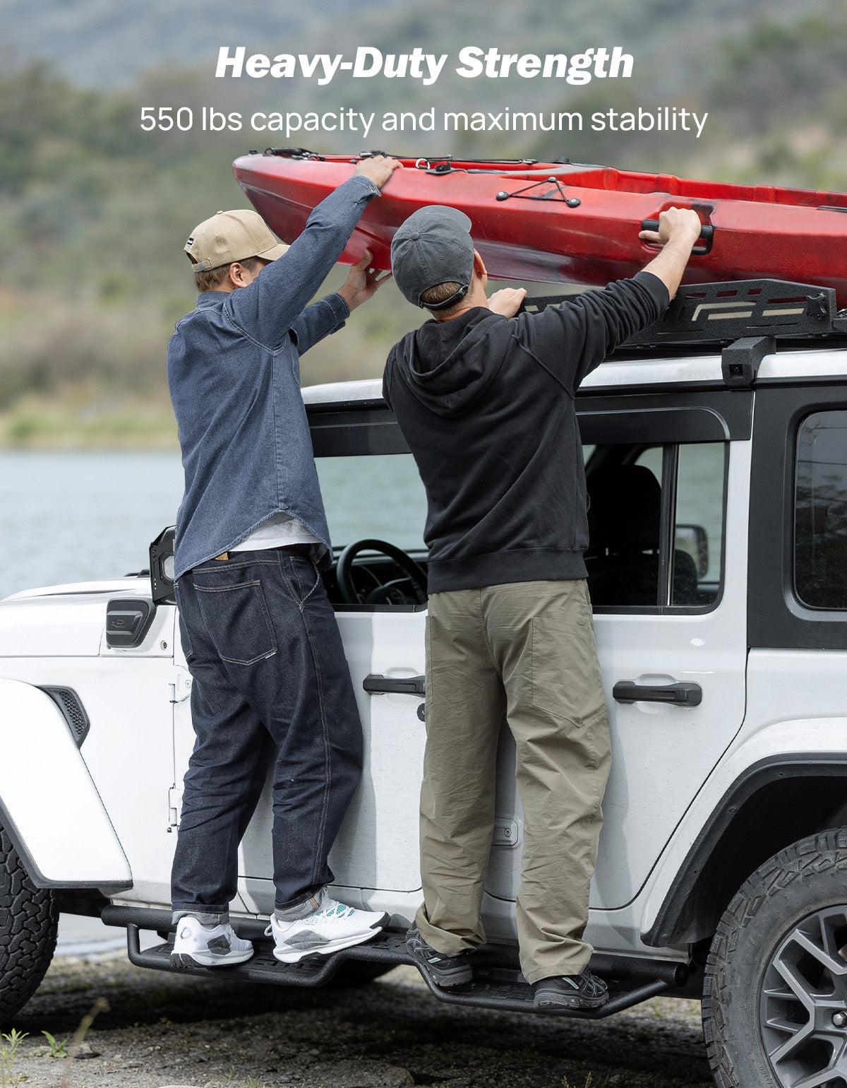 Drop Side Steps for Jeep Wrangler JL Unlimited 2018–2026 Running Boards