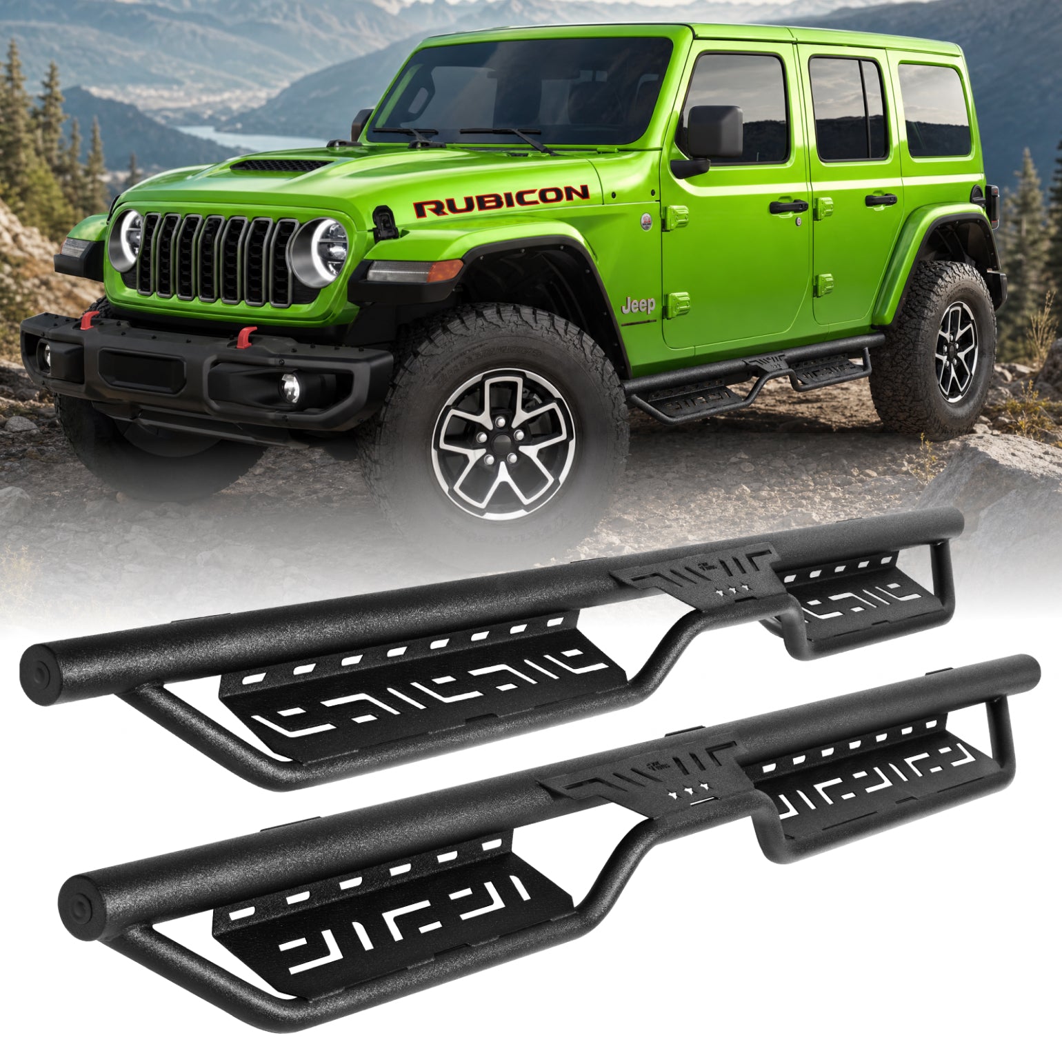 Drop Side Steps for Jeep Wrangler JL Unlimited 2018–2026 Running Boards