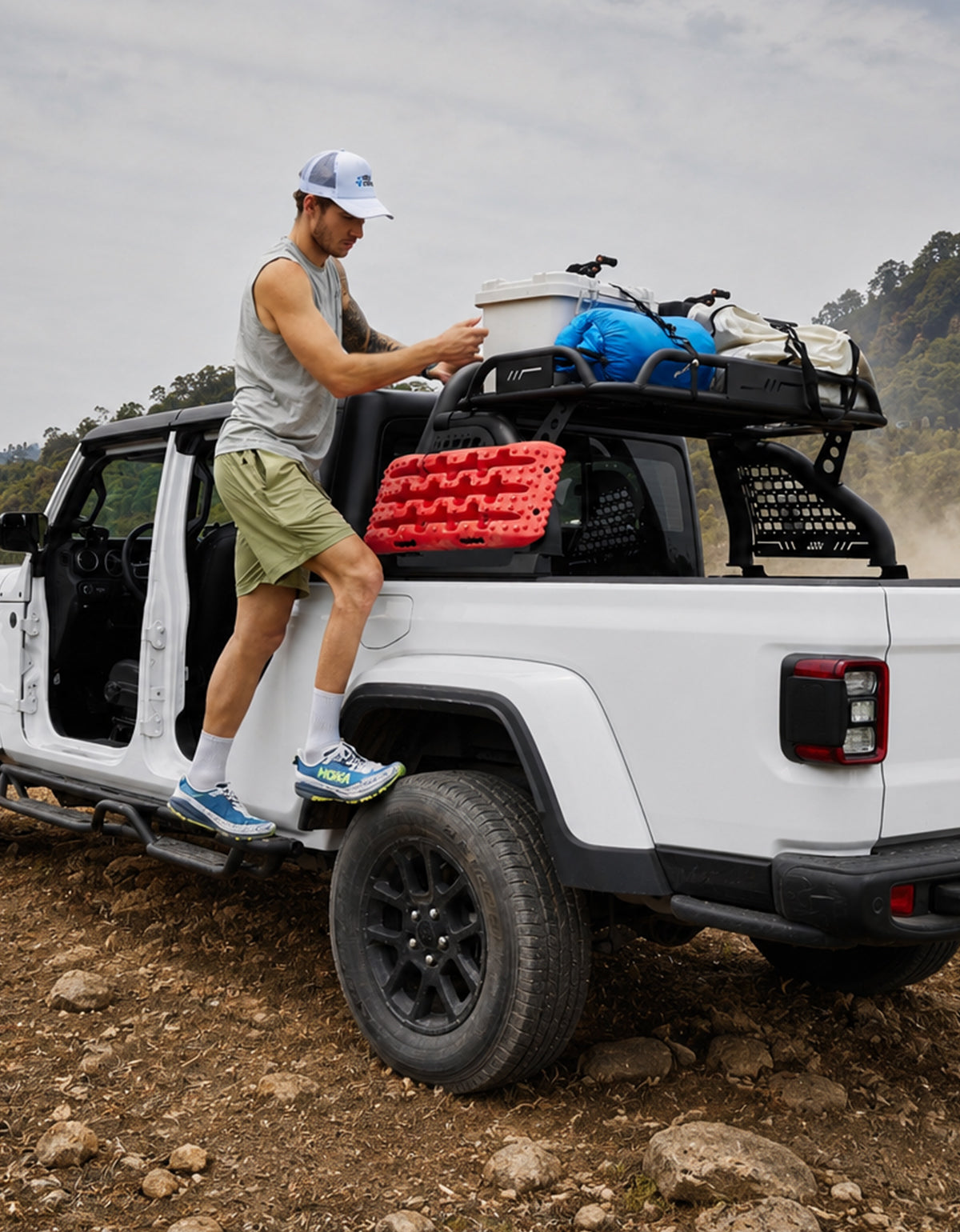 6.7" Running Boards for Gladiator JT 2020–2026 | Dual-Tier Side Steps