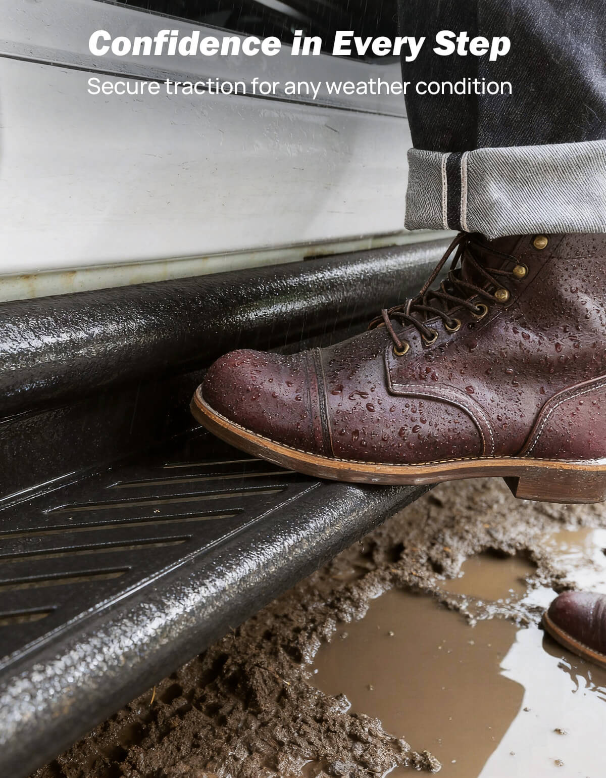 6.7" Running Boards for Gladiator JT 2020–2026, Heavy-Duty Side Steps