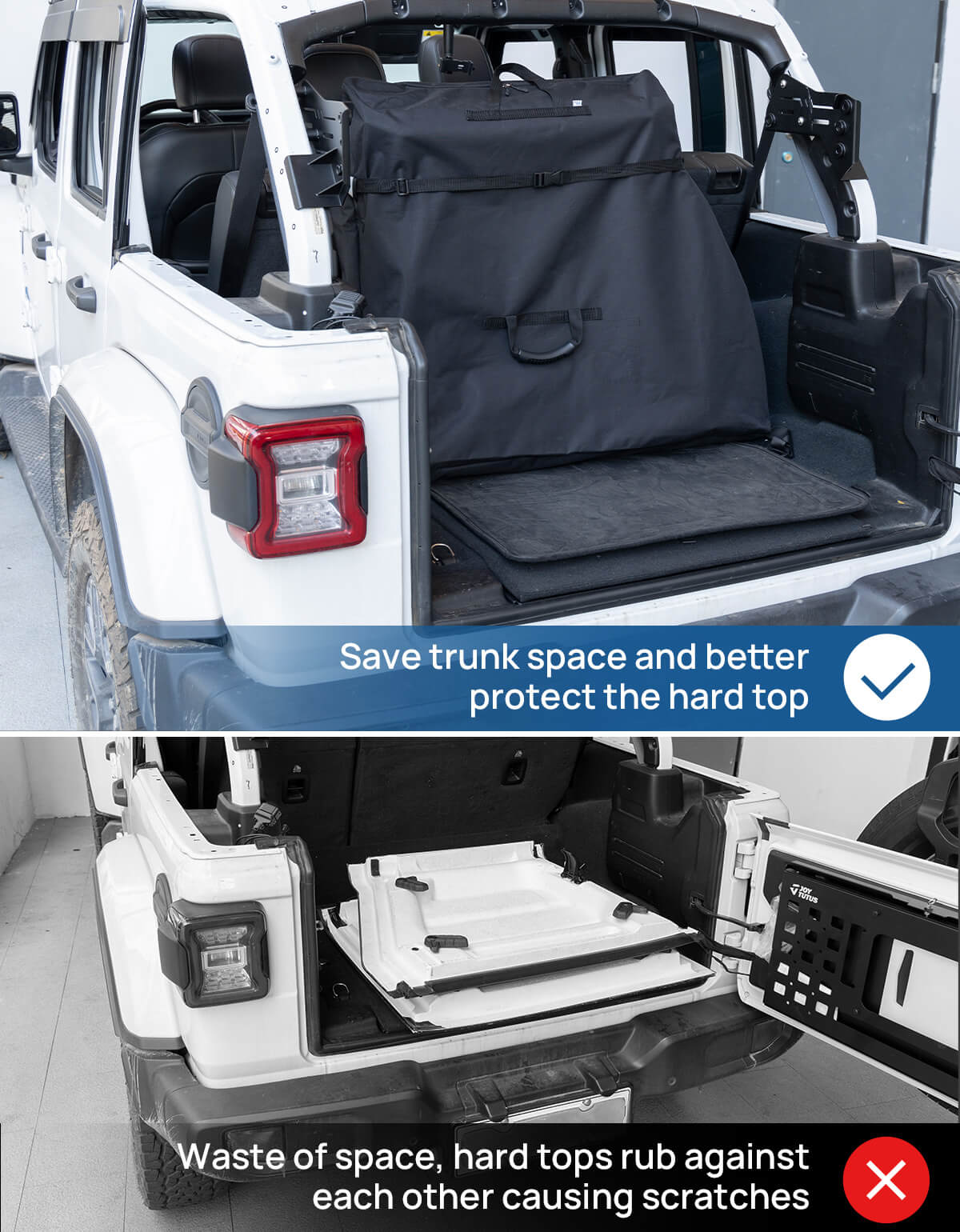 Freedom Panel Hard Top Storage Bag for Wrangler JK/JL & Gladiator JT 2007–2026
