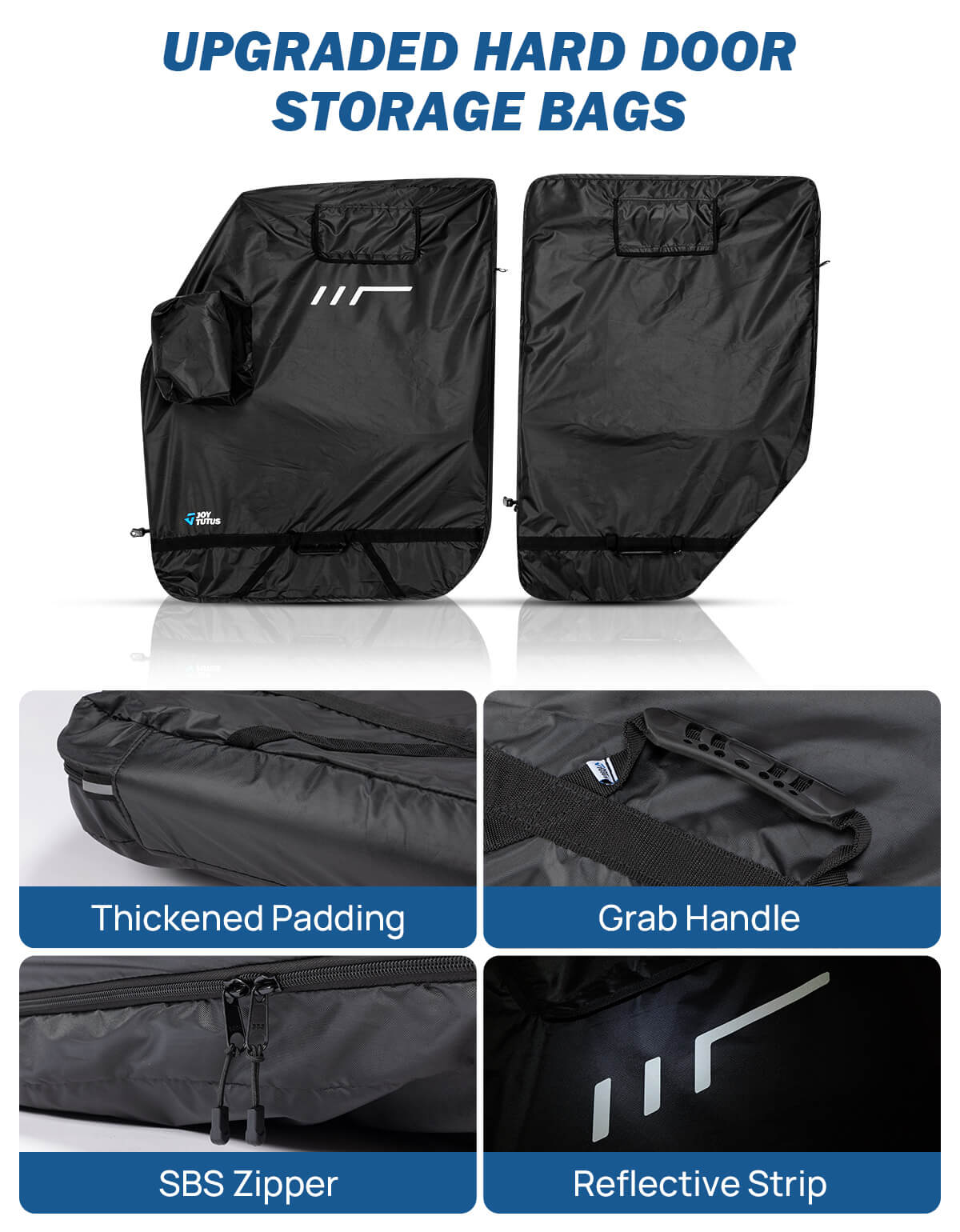 Hard Door Storage Bags for Wrangler CJ–JL & Gladiator JT 1976–2025