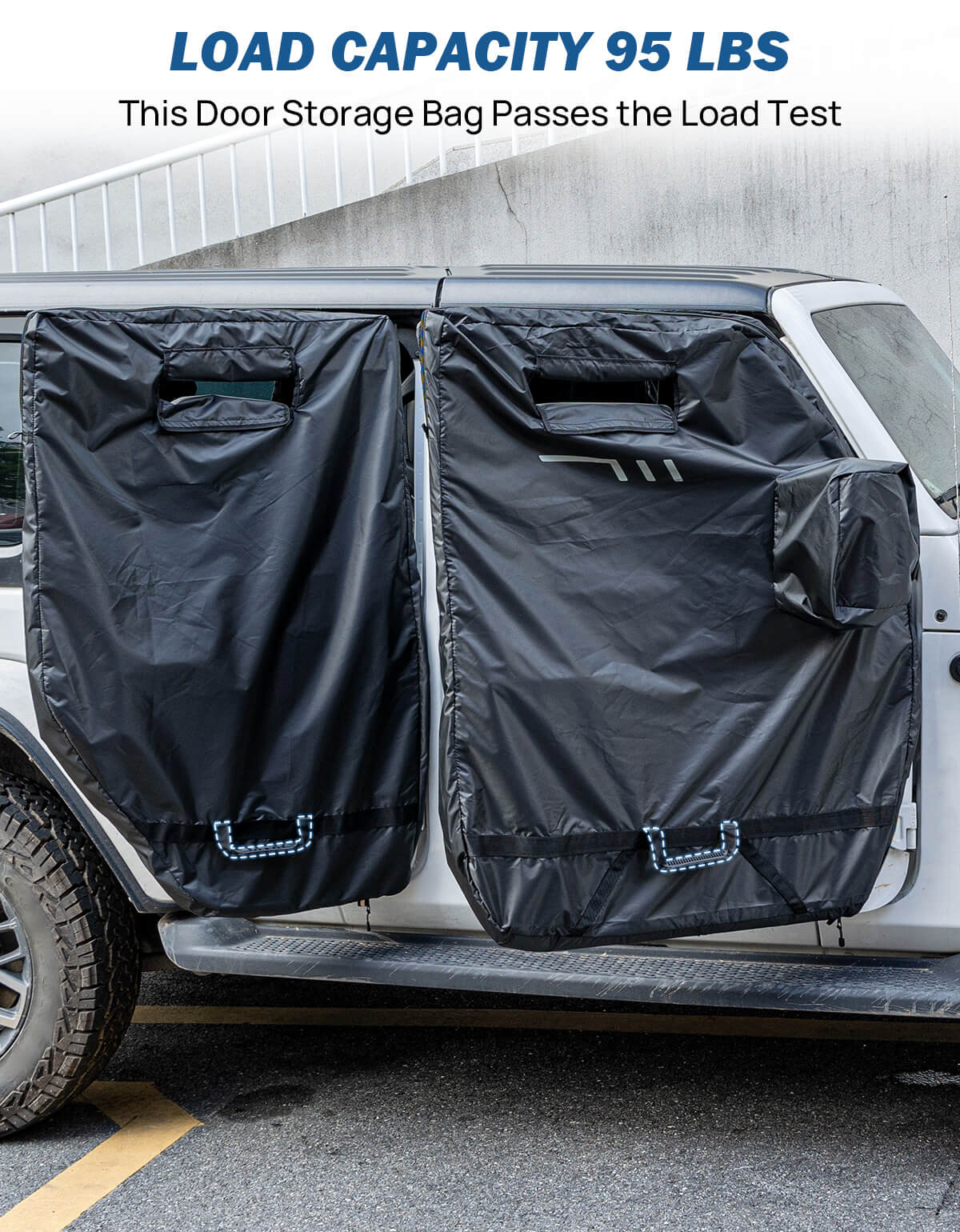 Hard Door Storage Bags for Wrangler CJ–JL & Gladiator JT 1976–2025