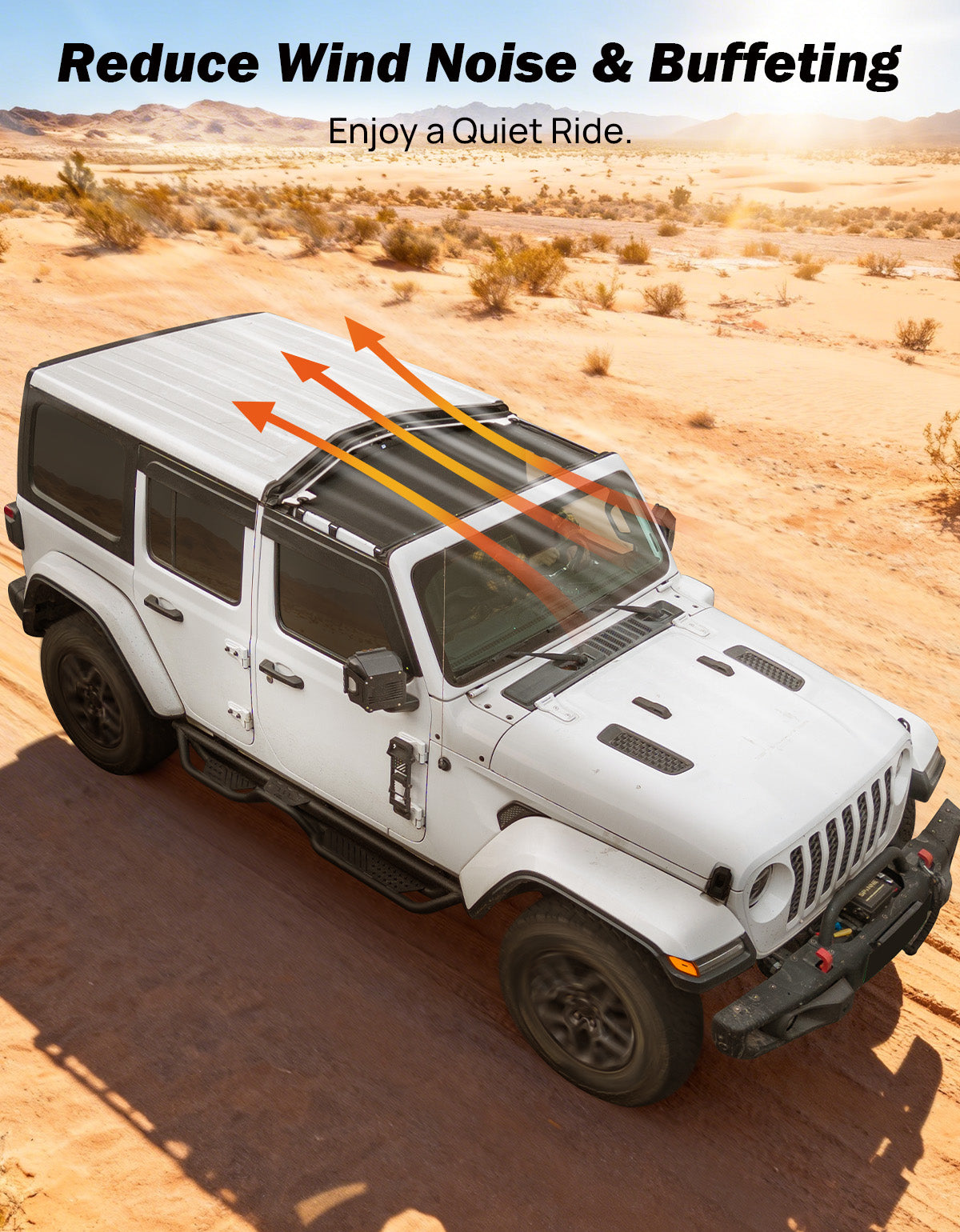 Mesh Sunshade Top for Jeep Wrangler JL & Gladiator JT (2018–2026)