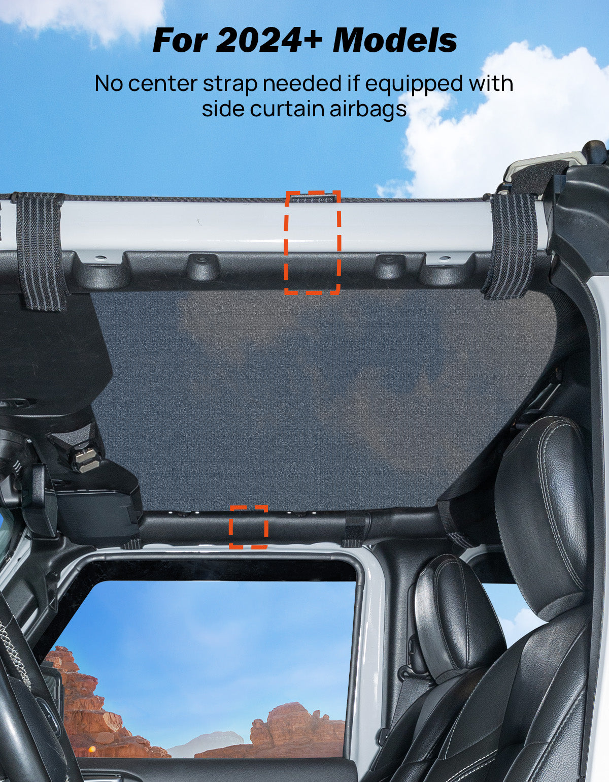 Mesh Sunshade Top for Jeep Wrangler JL & Gladiator JT (2018–2026)