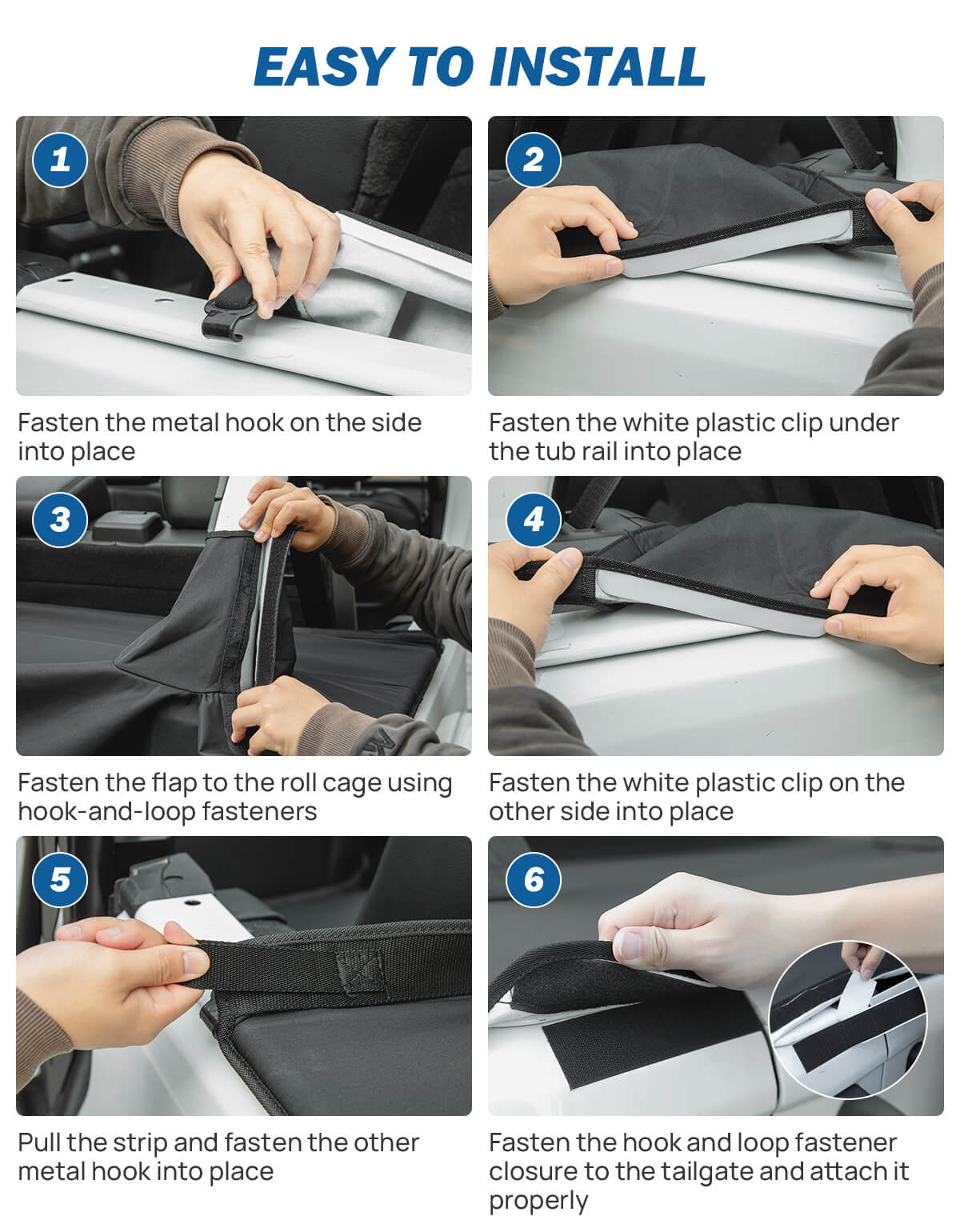 Tonneau Cargo Cover for Wrangler JLU 4-Door 2018–2026