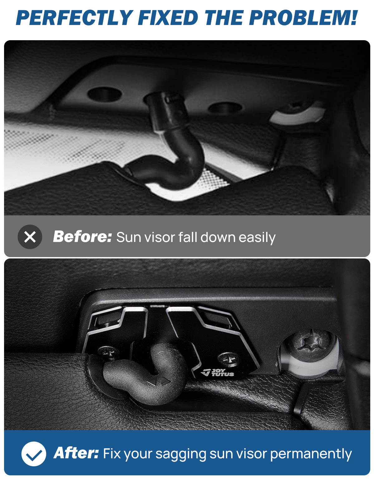 Sun Visor Repair Clips for Jeep Wrangler JK/JL & Gladiator (2PCS)