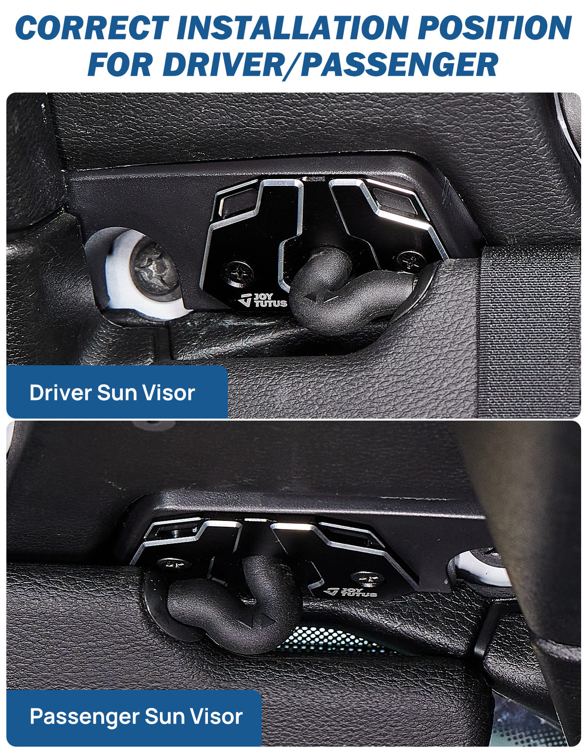 Sun Visor Repair Clips for Jeep Wrangler JK/JL & Gladiator (2PCS)