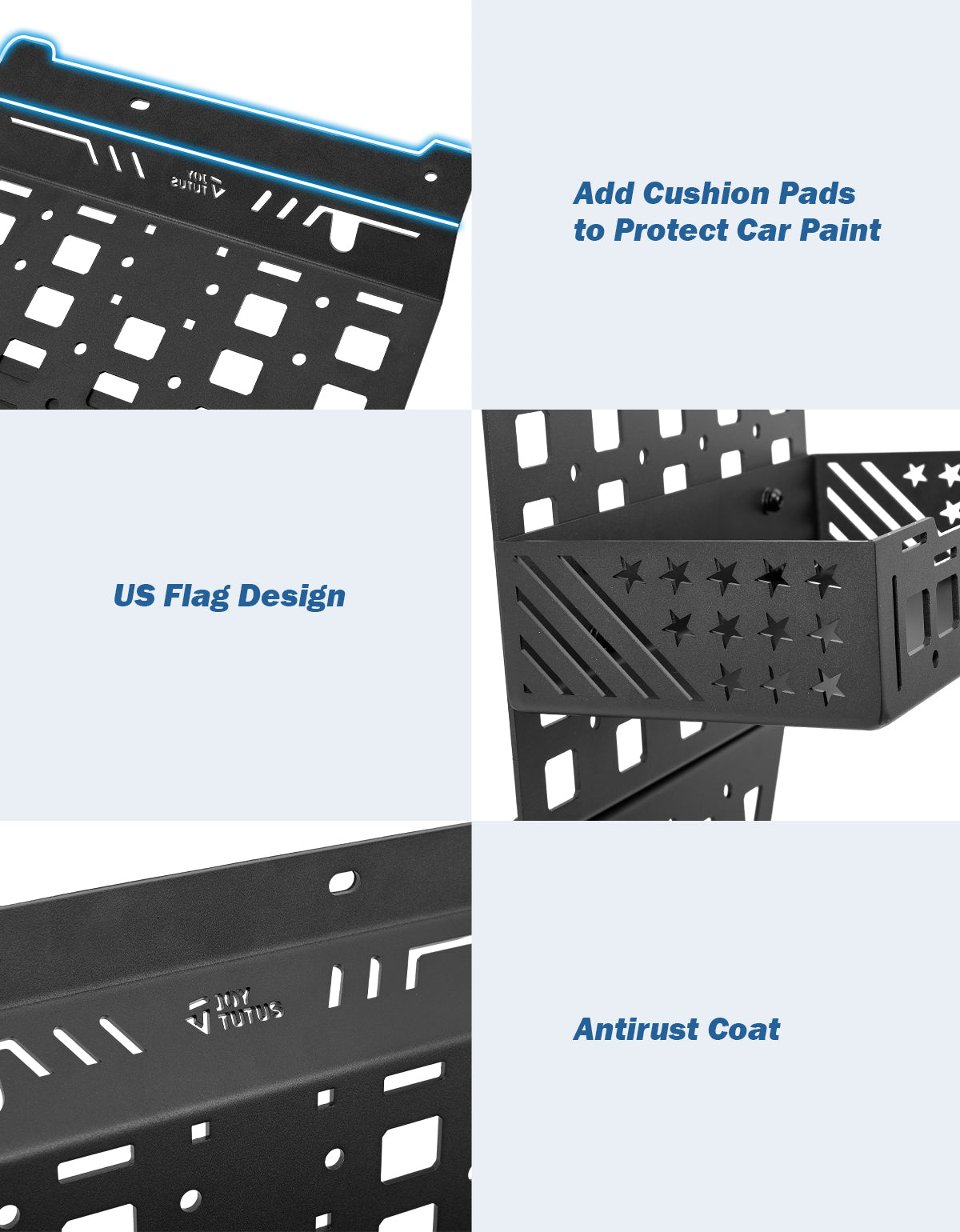Passenger Side Jerry Can Holder & Molle Panel for Jeep Wrangler JL/Gladiator JT 2018-2026
