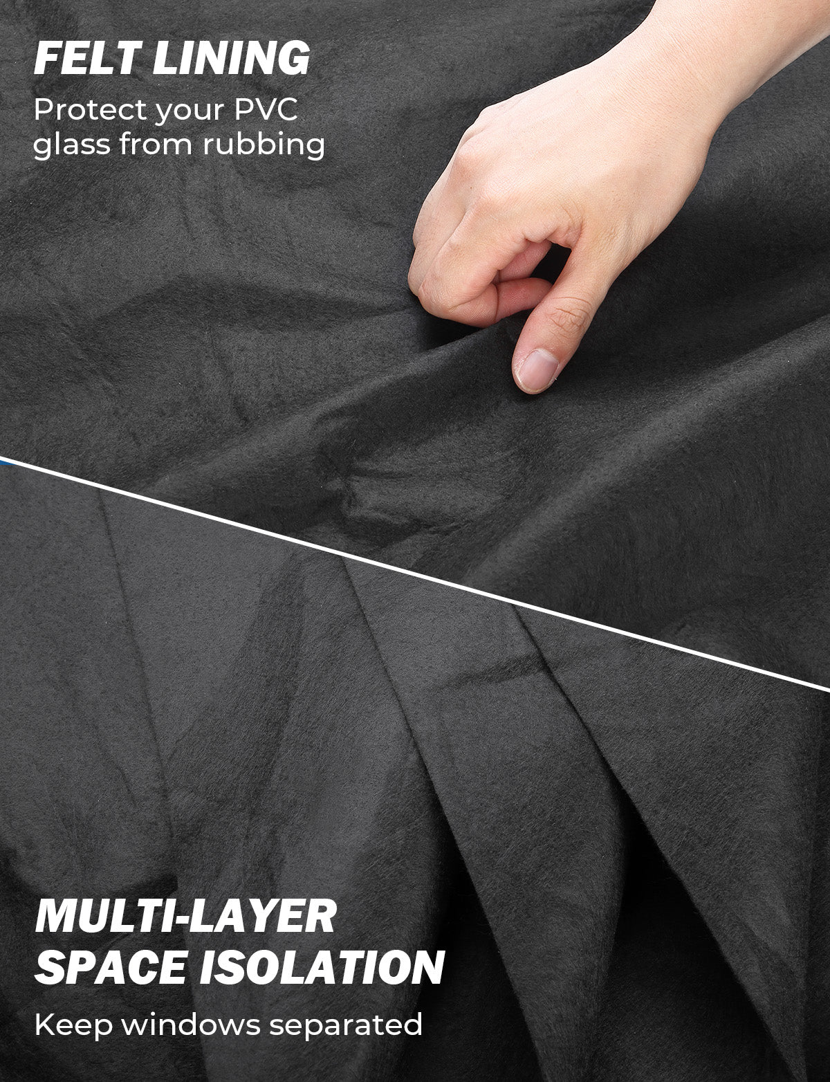 Soft Top Window Storage Bag for Wrangler CJ YJ TJ & JL 1976–2006 / 2018–2025