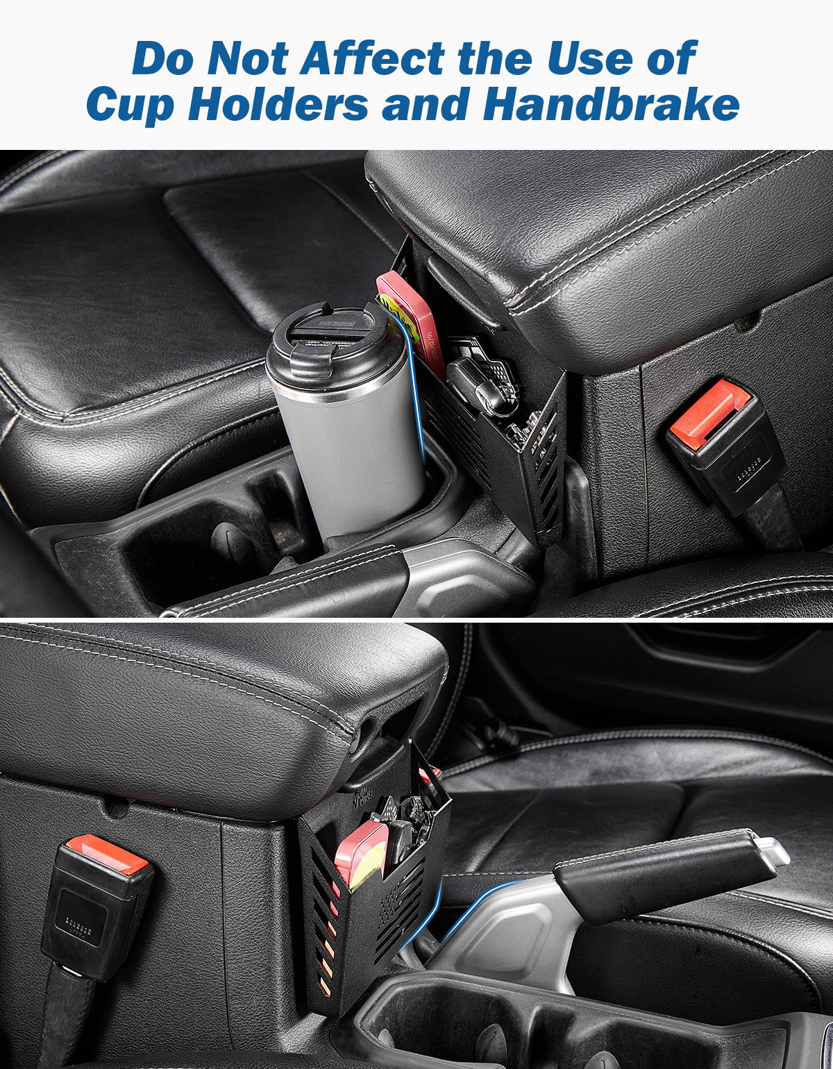 Metal Center Console Organizer for Wrangler JL 2018–2026 & Gladiator JT 2020–2026