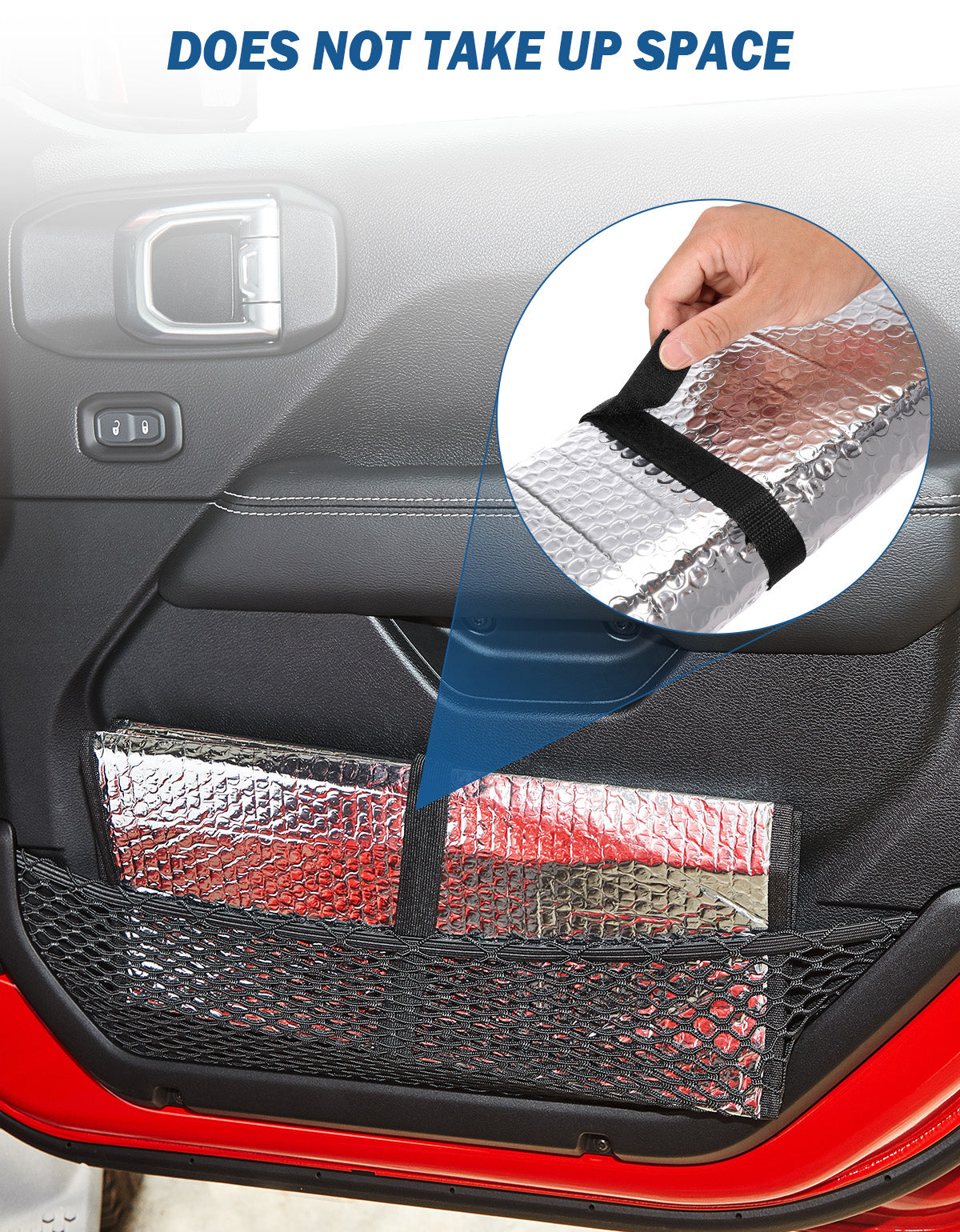 Foldable Windshield Sun Shade for Wrangler JL/JLU & Gladiator JT 2018–2024