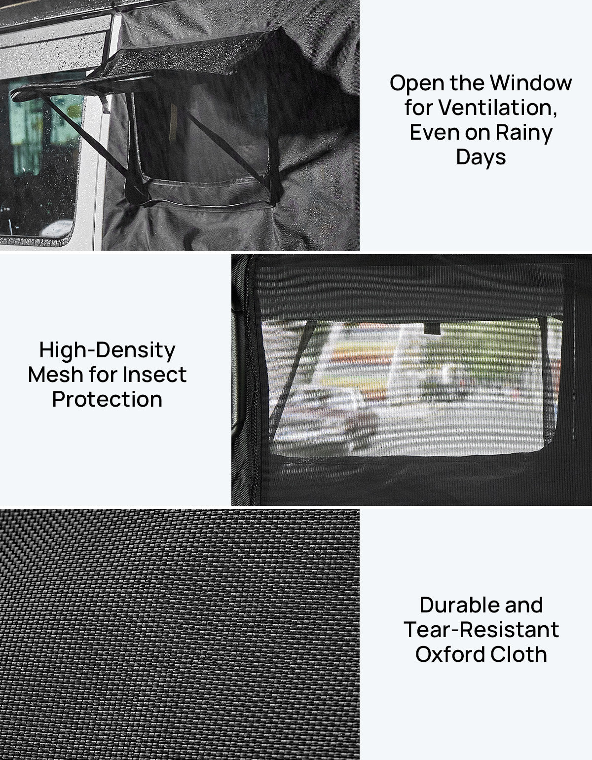 Rear Side Window Sun Shade for Wrangler JK JL & Gladiator JT 2007–2026