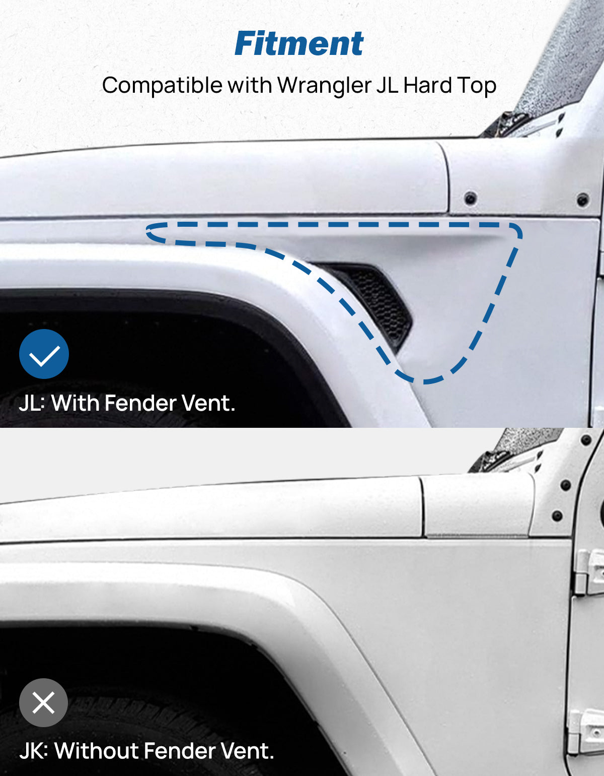 Rear Window MOLLE Storage Panel for Jeep Wrangler JL 2018–2026 (Hard Top)