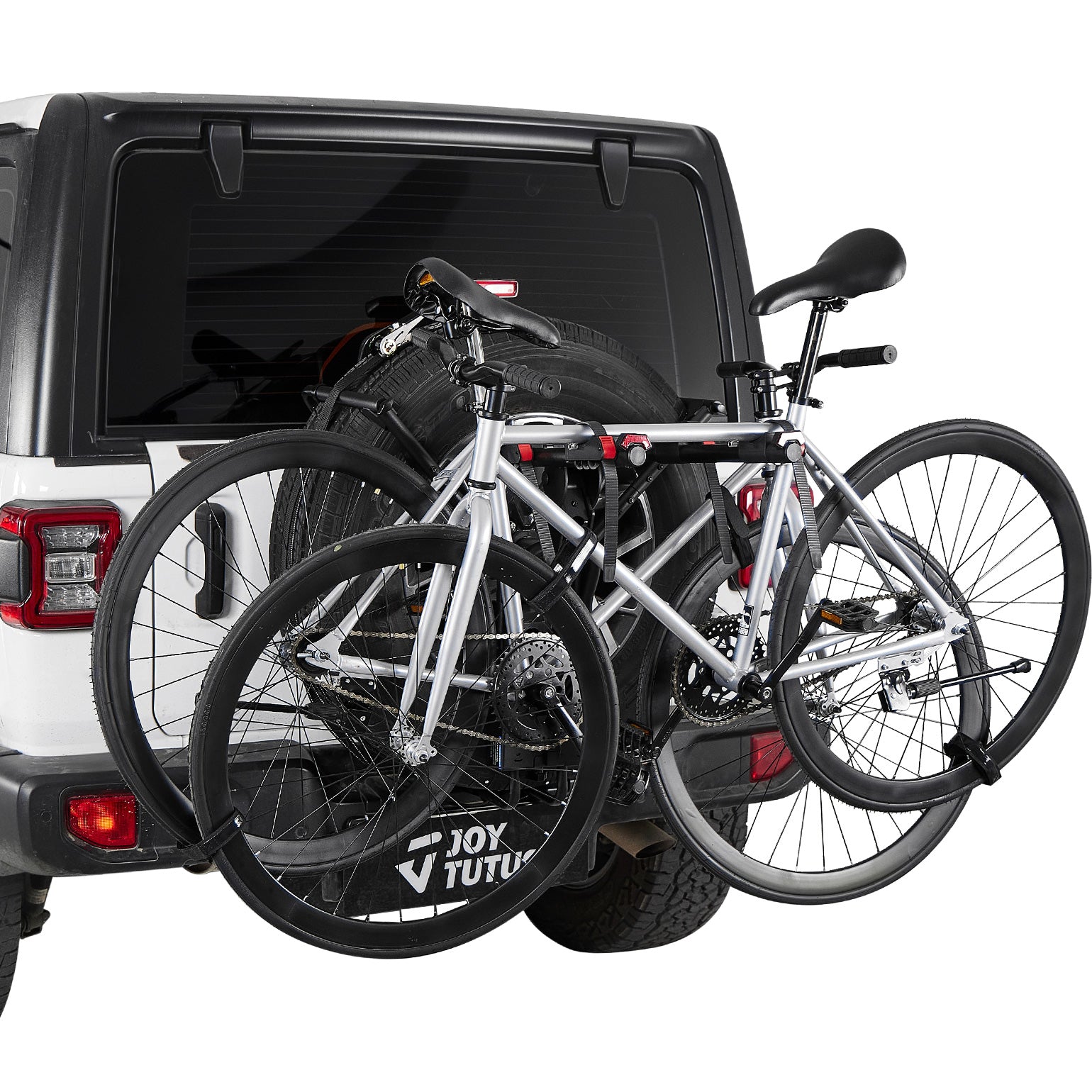 jeep fahrrad zubehör Spare Tire Bike Rack for 2 Bikes – Wrangler, Bronco & SUVs
