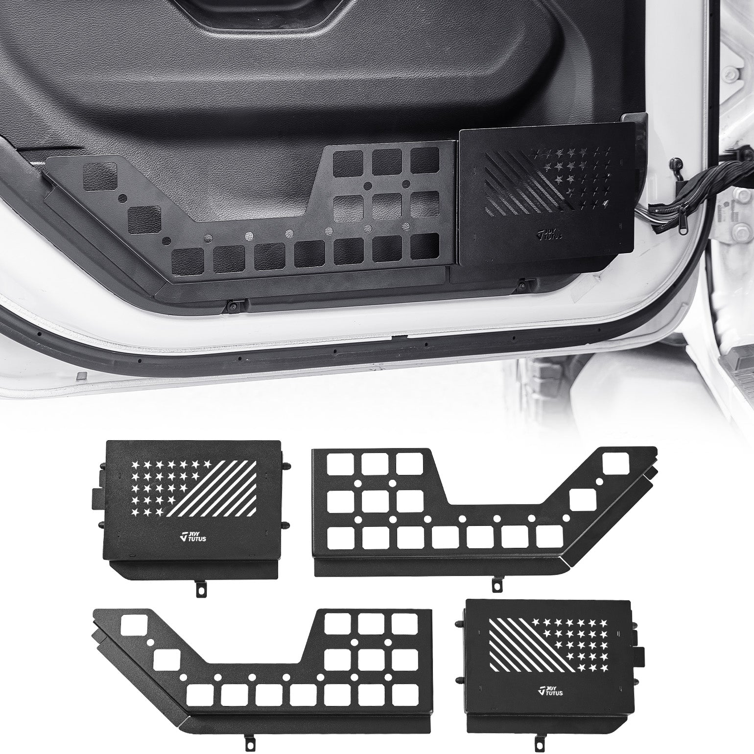 Front Door Storage MOLLE Pockets for Wrangler JL & Gladiator JT