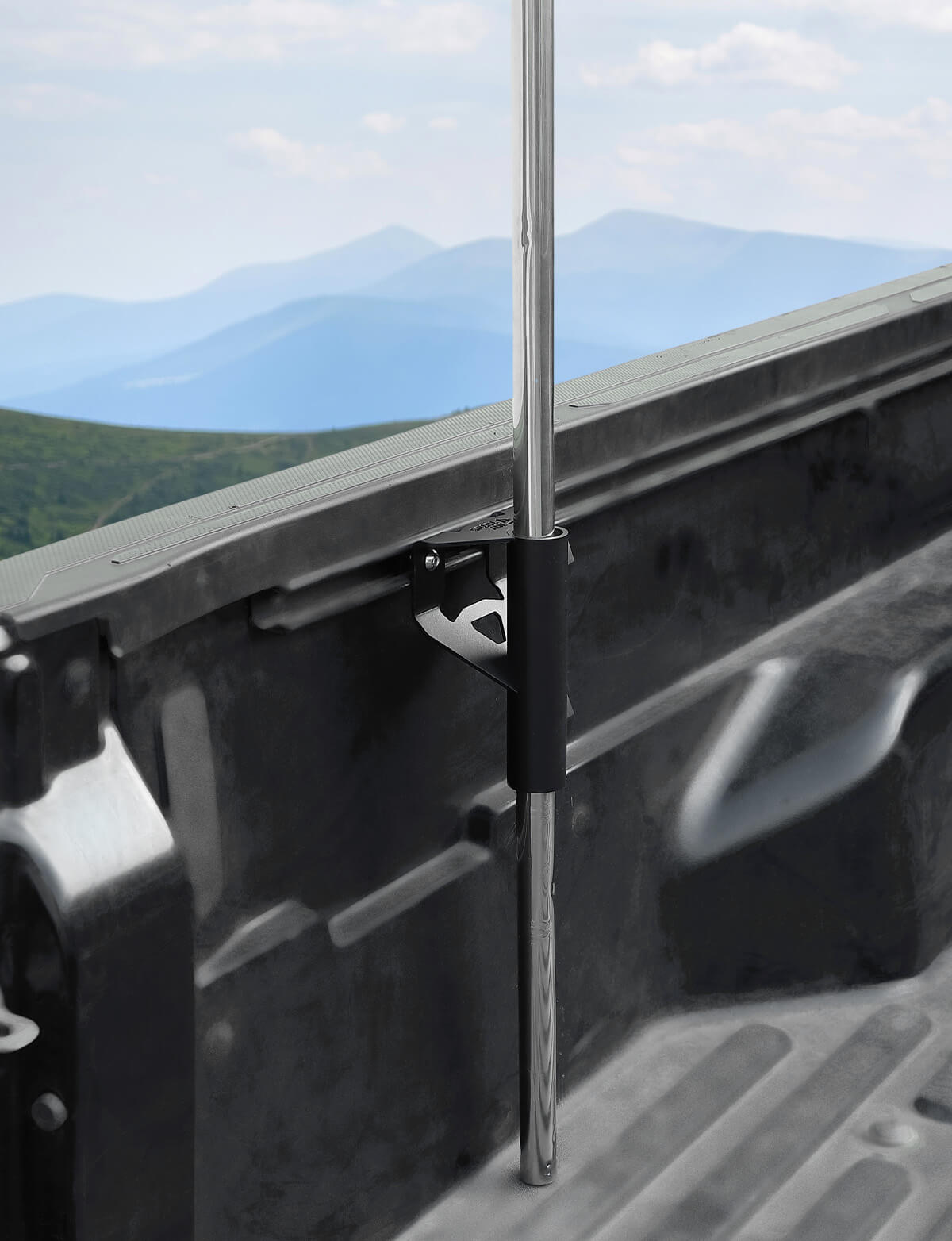 Truck Bed Flag Pole Mount Compatible with Tacoma & Tundra