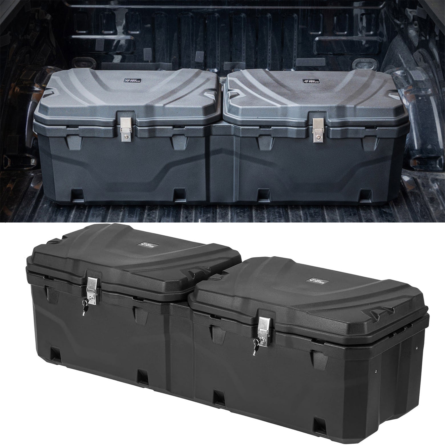 Truck Bed Slide Out Tray – Adjustable 55–61" Cargo Organizer (350 lbs Capacity)
