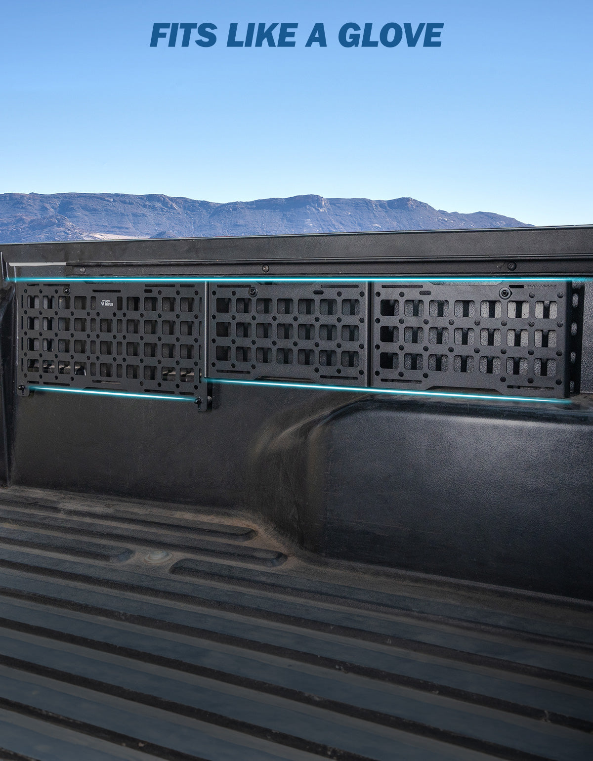 Truck Bed MOLLE Panel for Tacoma 2005–2023 Metal Gear Storage Rack