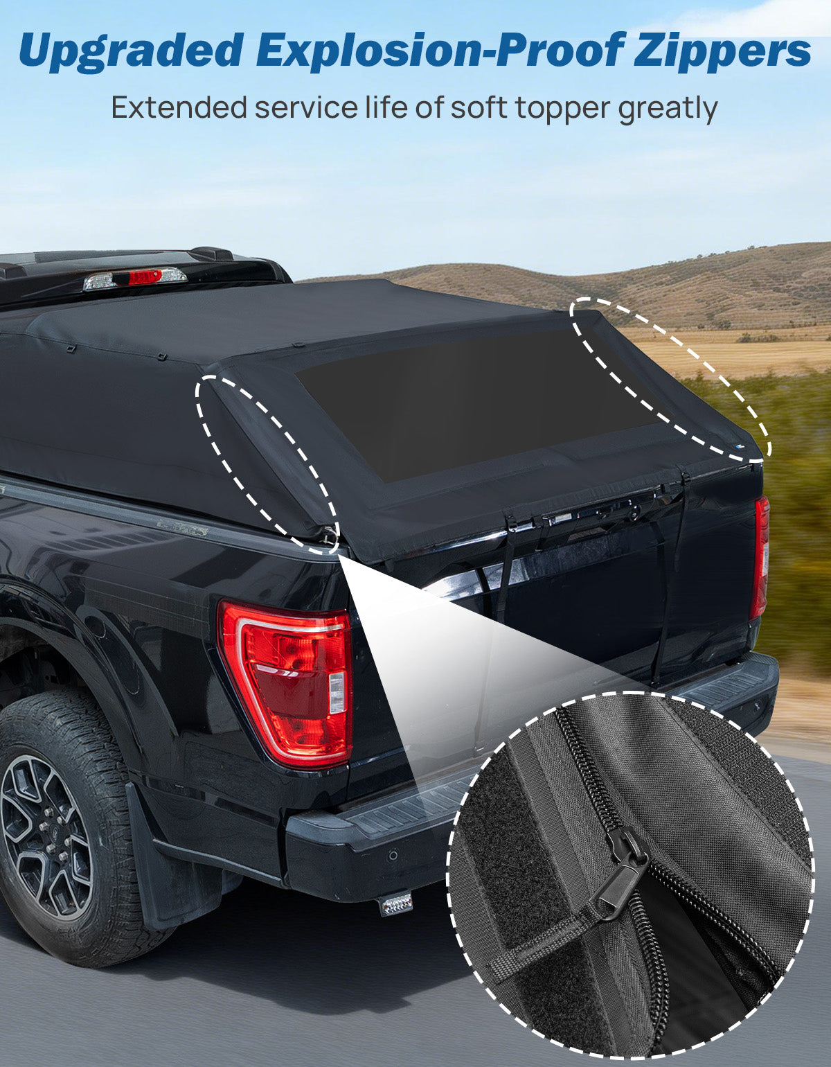 Truck Bed Soft Topper for Ford F-150 5.5' Bed (2015-2026)