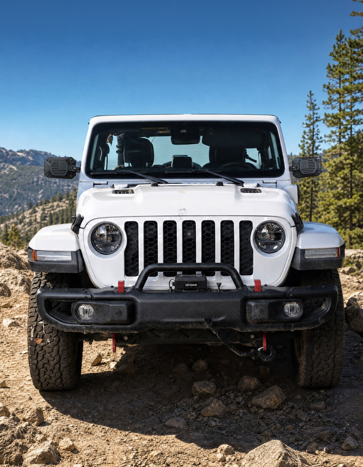 Doors Off Mirrors Fit for Wrangler JL/JLU 2018-23 & Gladiator JT 2020-23
