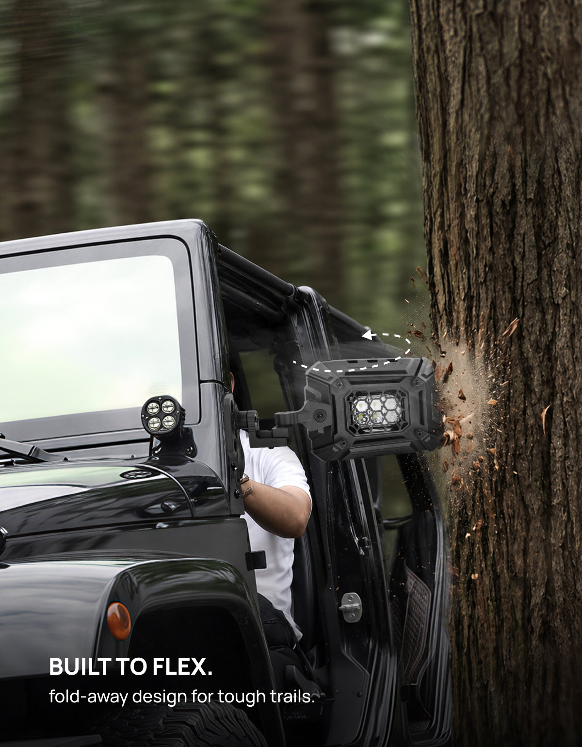 Jeep Mirrors Doors Off Compatible with Wrangler JL JK Gladiator JT