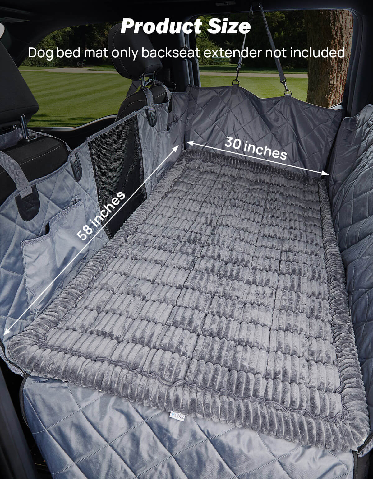 Bench Seat Covers for Trucks with Dog Hammock