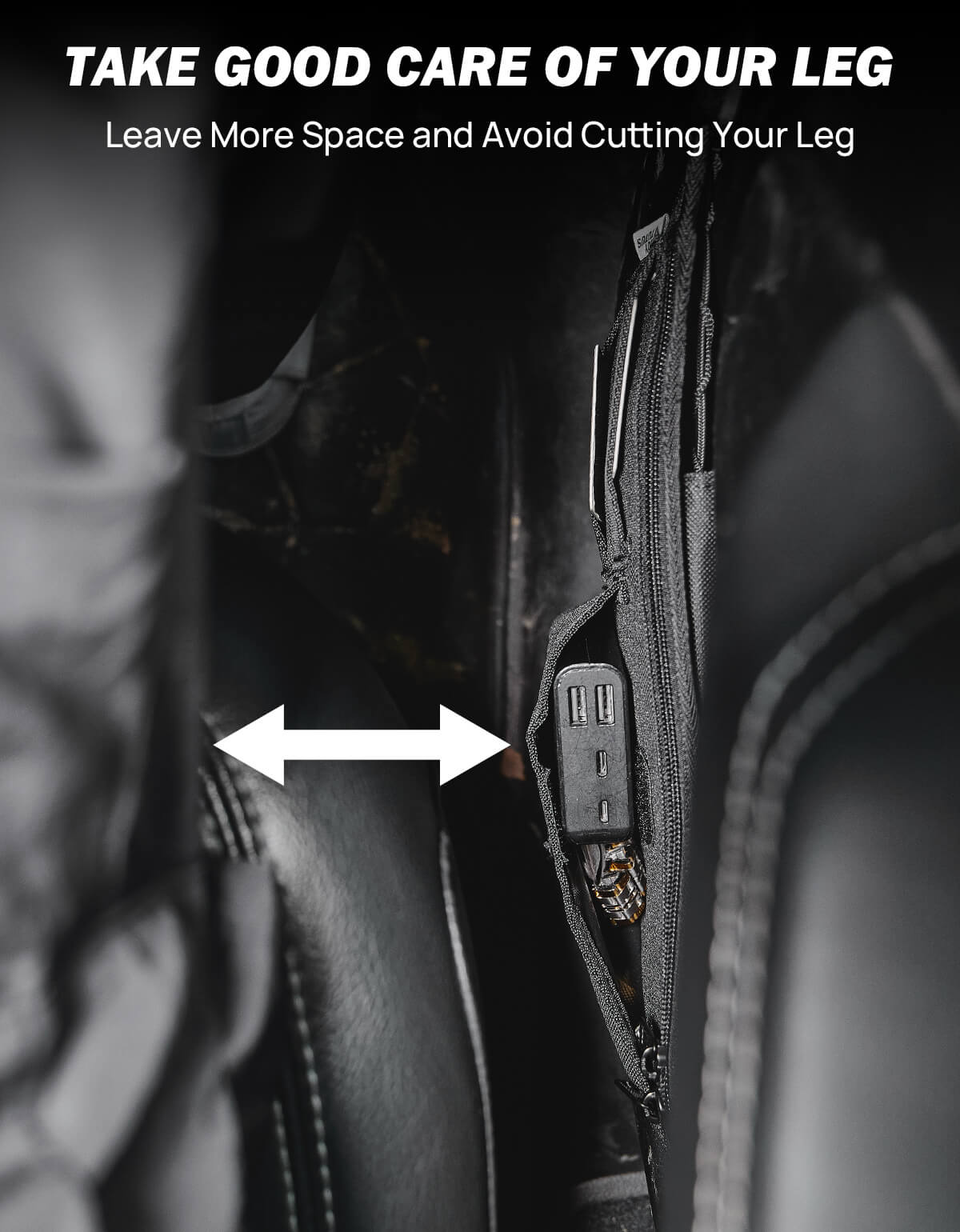 Car Door Storage Pockets Compatible with Wranlger JL & Gladiator JT, 4 Packs