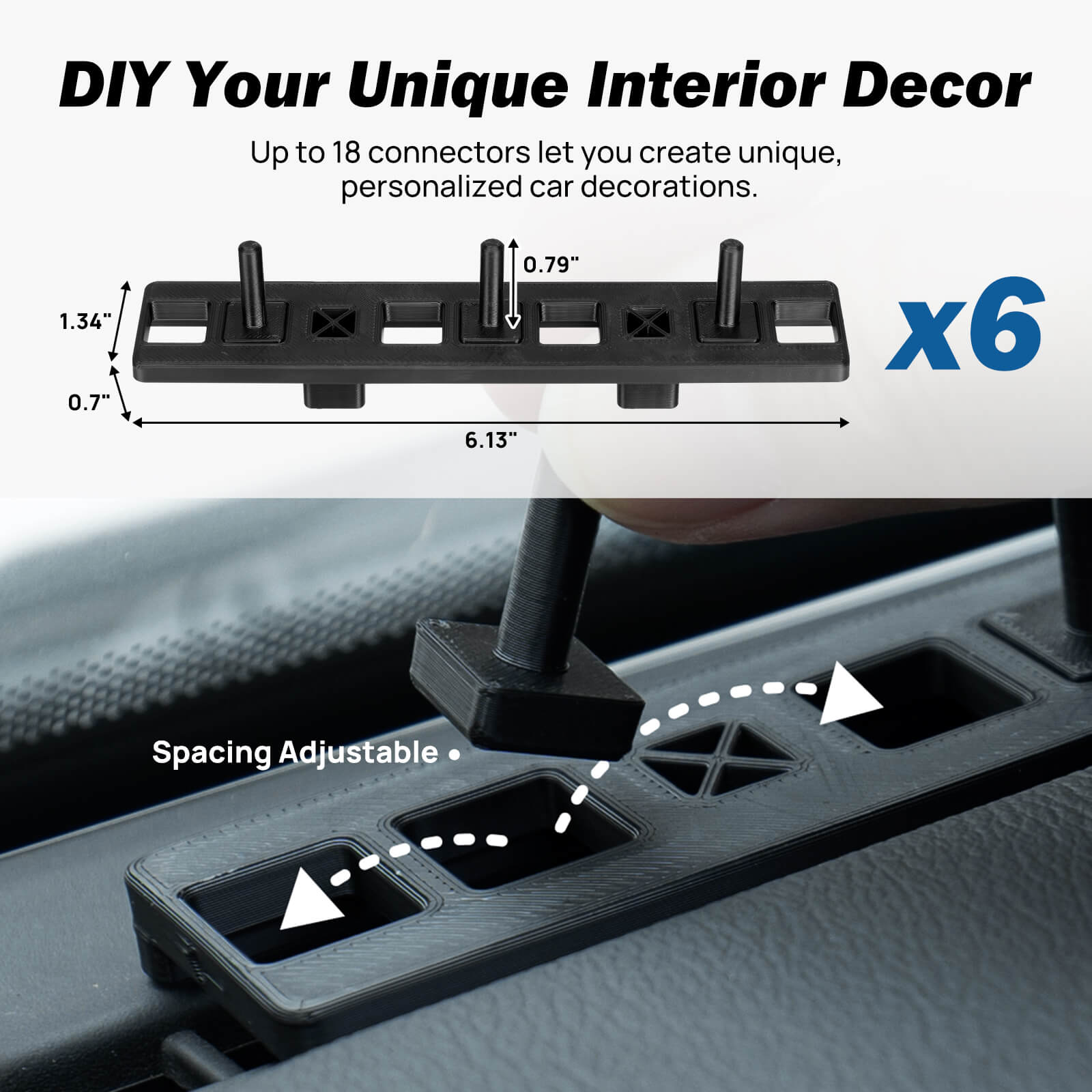 Duck Holder for Jeep Wrangler JL/JT (2018-2023) - 6 Pack