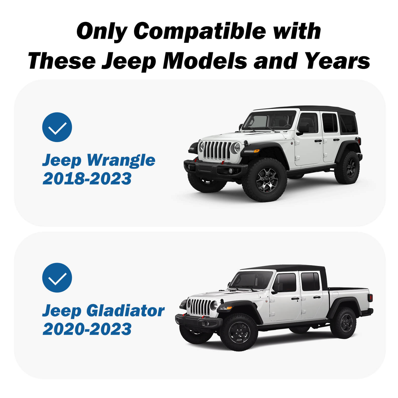 Duck Holder for Jeep Wrangler JL/JT (2018-2023) - 6 Pack