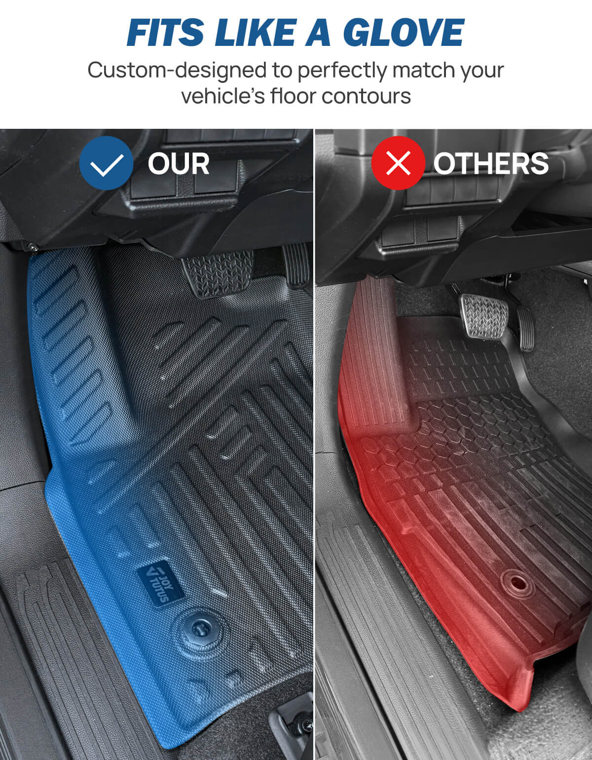 Floor Mats Compatible with 4Runner 6th Gen