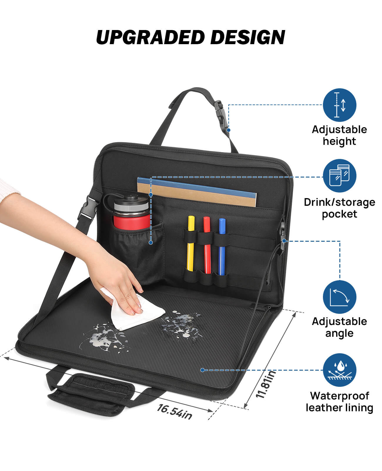 Foldable Steering Wheel Tray Multifunctional Laptop Desk