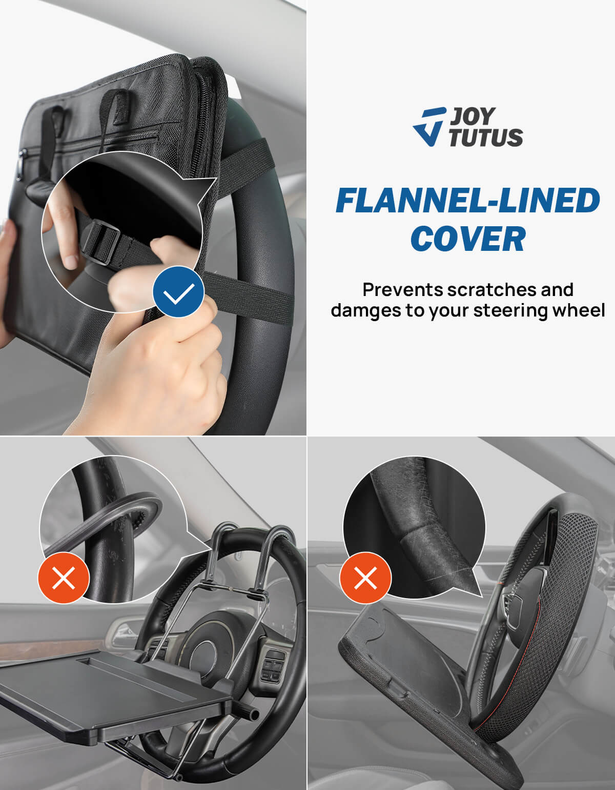 Foldable Steering Wheel Tray Multifunctional Laptop Desk