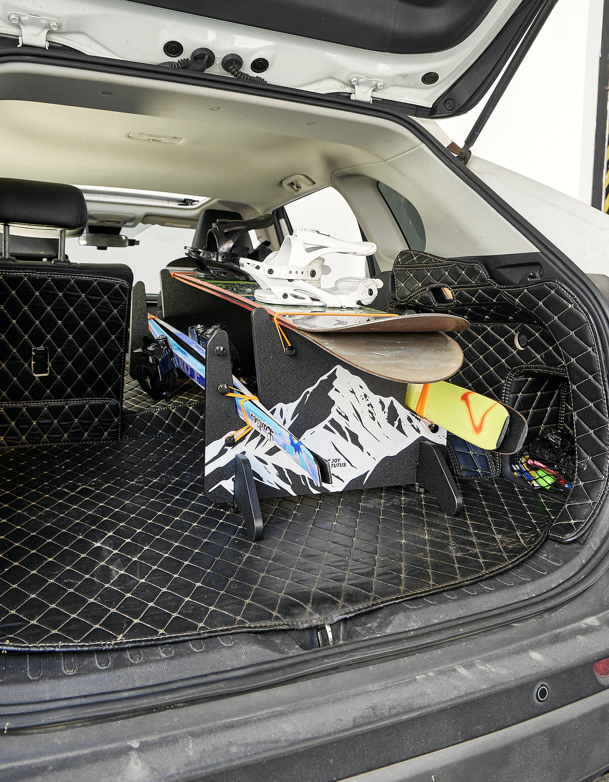 Portable Interior Ski & Snowboard Rack for SUVs