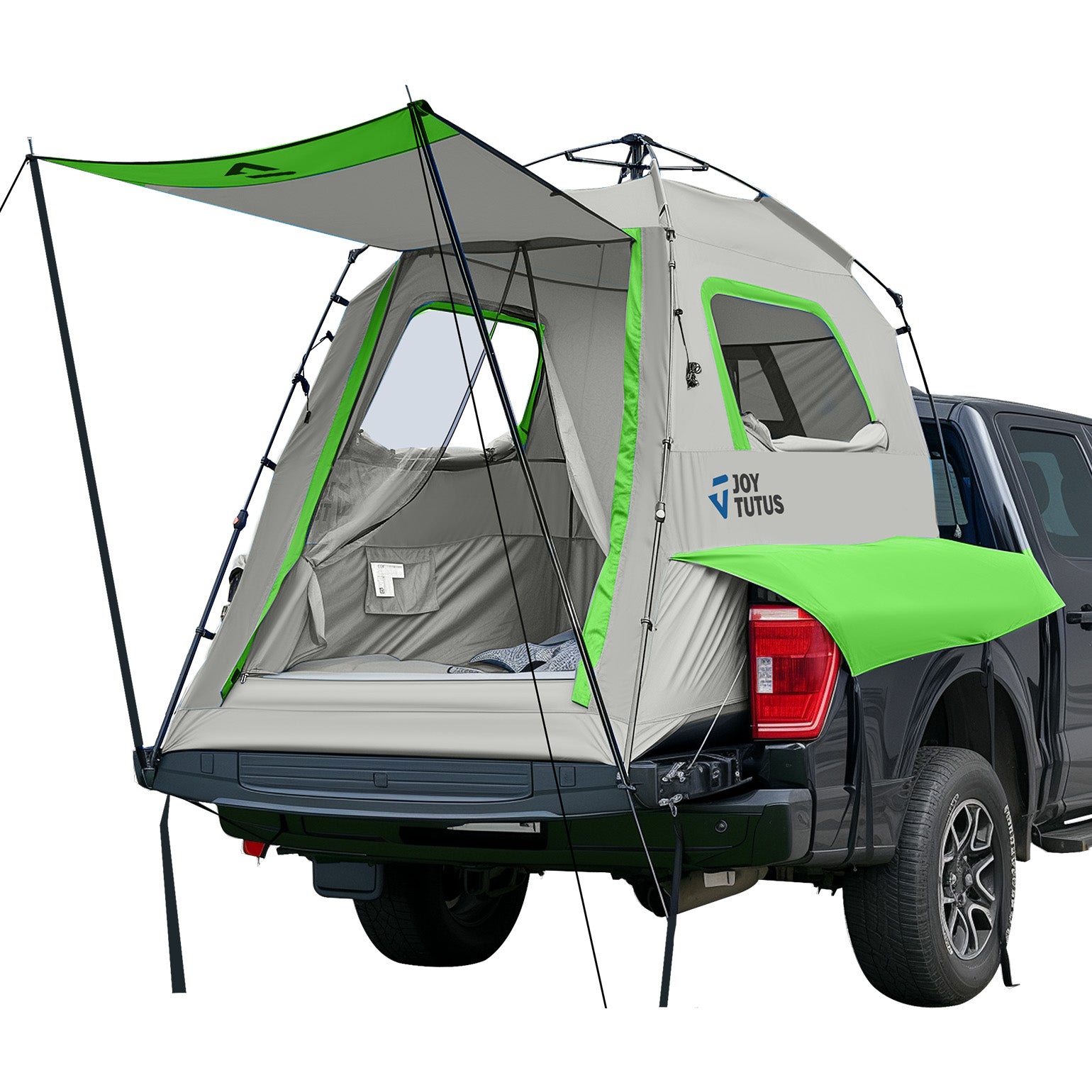 Truck Tent for 5'5" - 6'5" Truck Bed, Automatic Instant Setup Truck Camping Tent for 2 Person