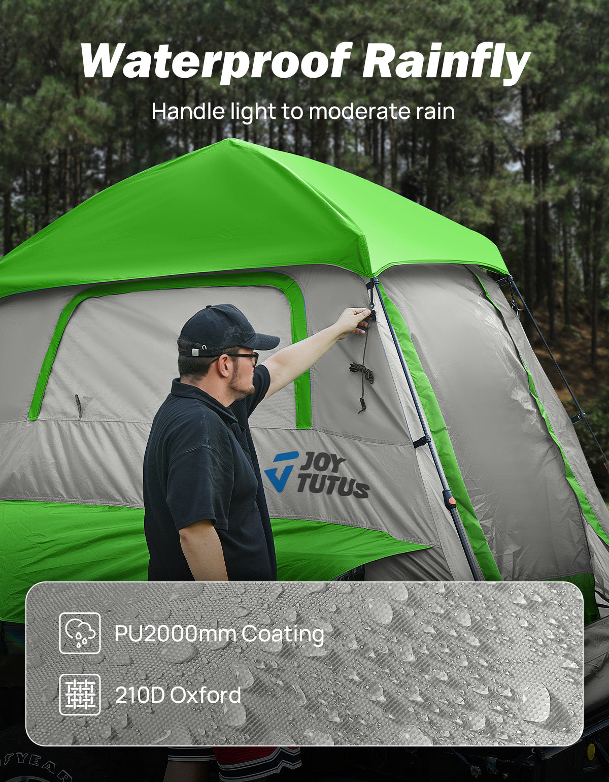 Truck Tent for 5'5" - 6'5" Truck Bed, Automatic Instant Setup Truck Camping Tent for 2 Person